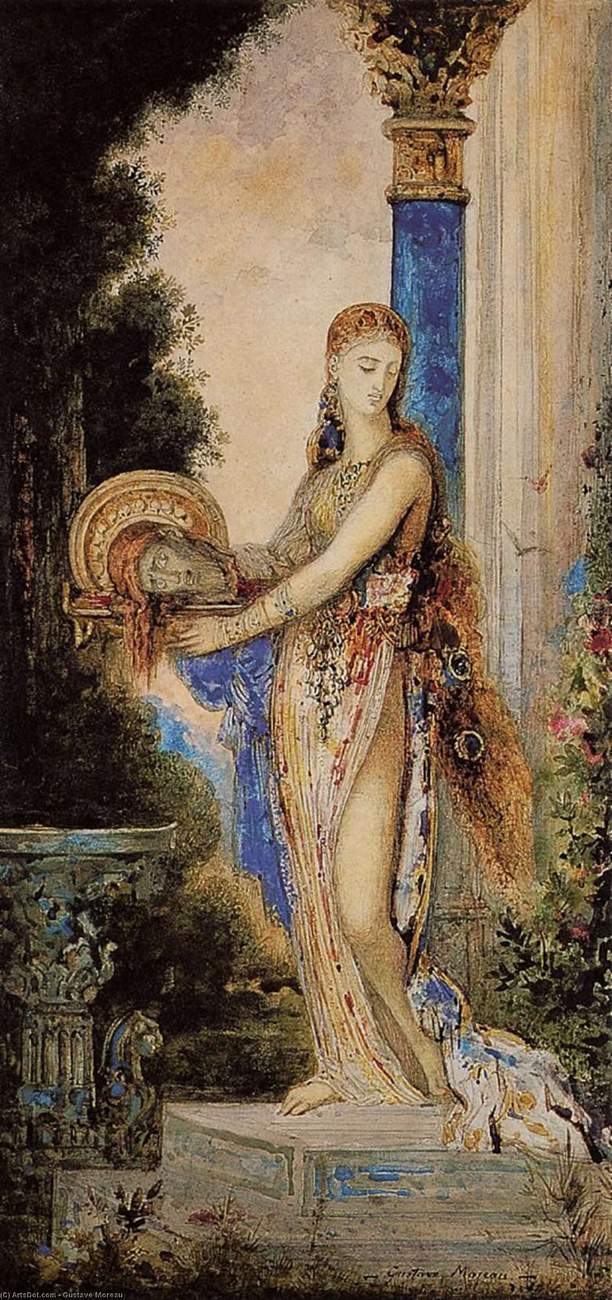 Густав Морео - Salome with Column