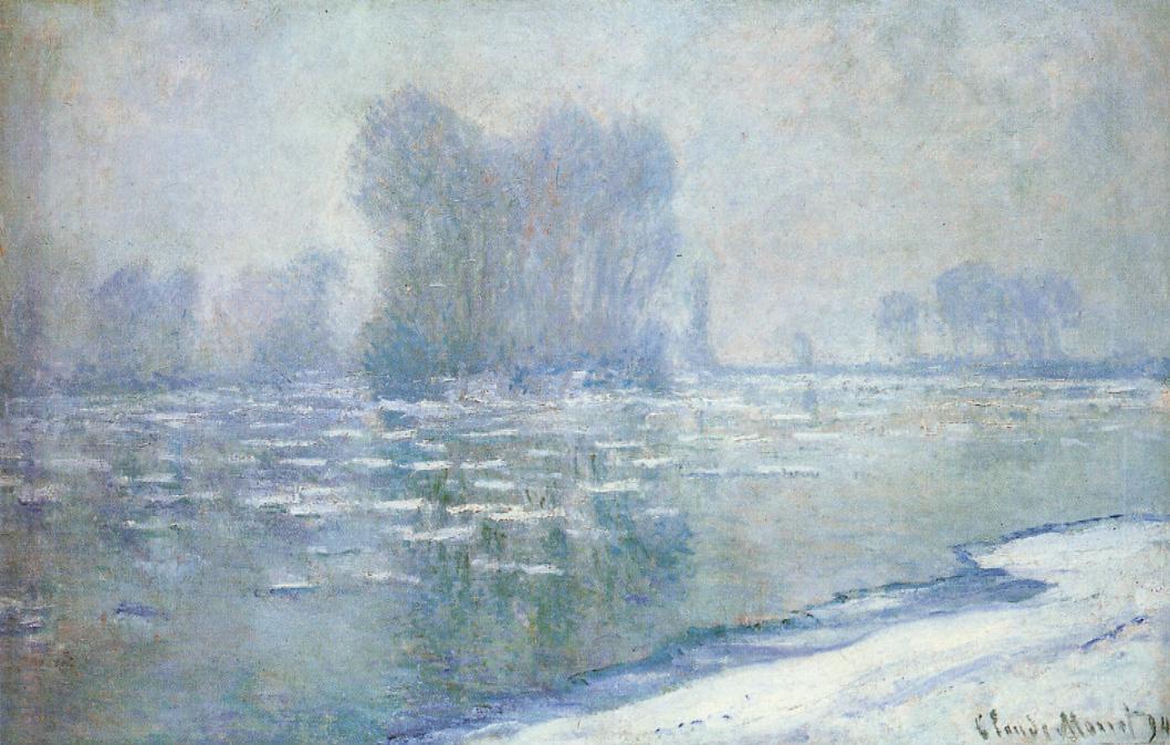 Eisflächen, Morgennebel — Claude Monet