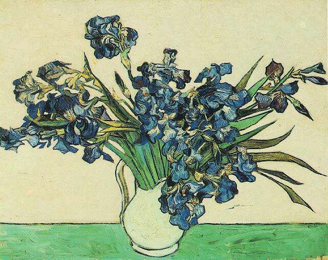vincent willem van gogh - Stillleben mit Irisen
