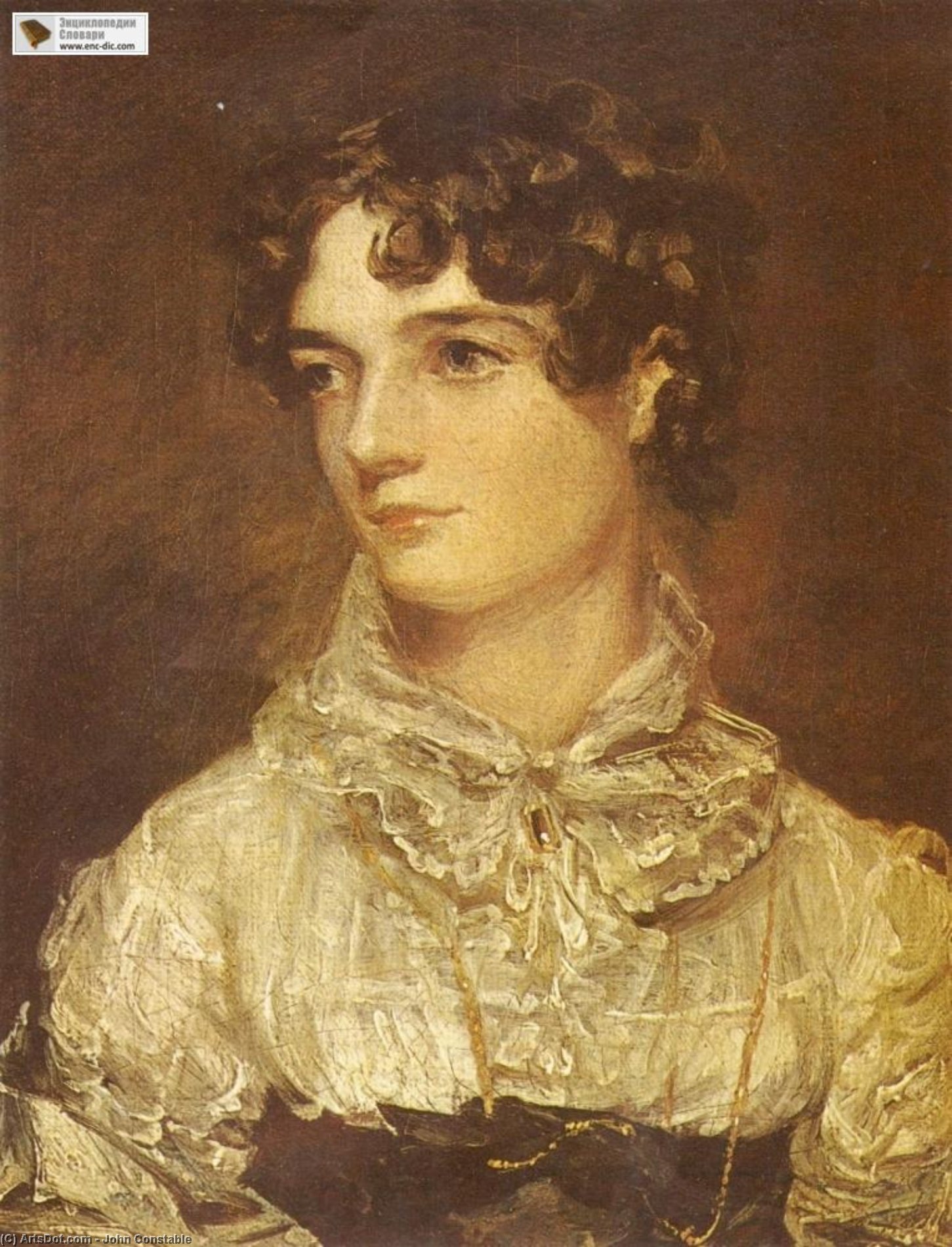John Constable - Portrait of Maria Bicknell