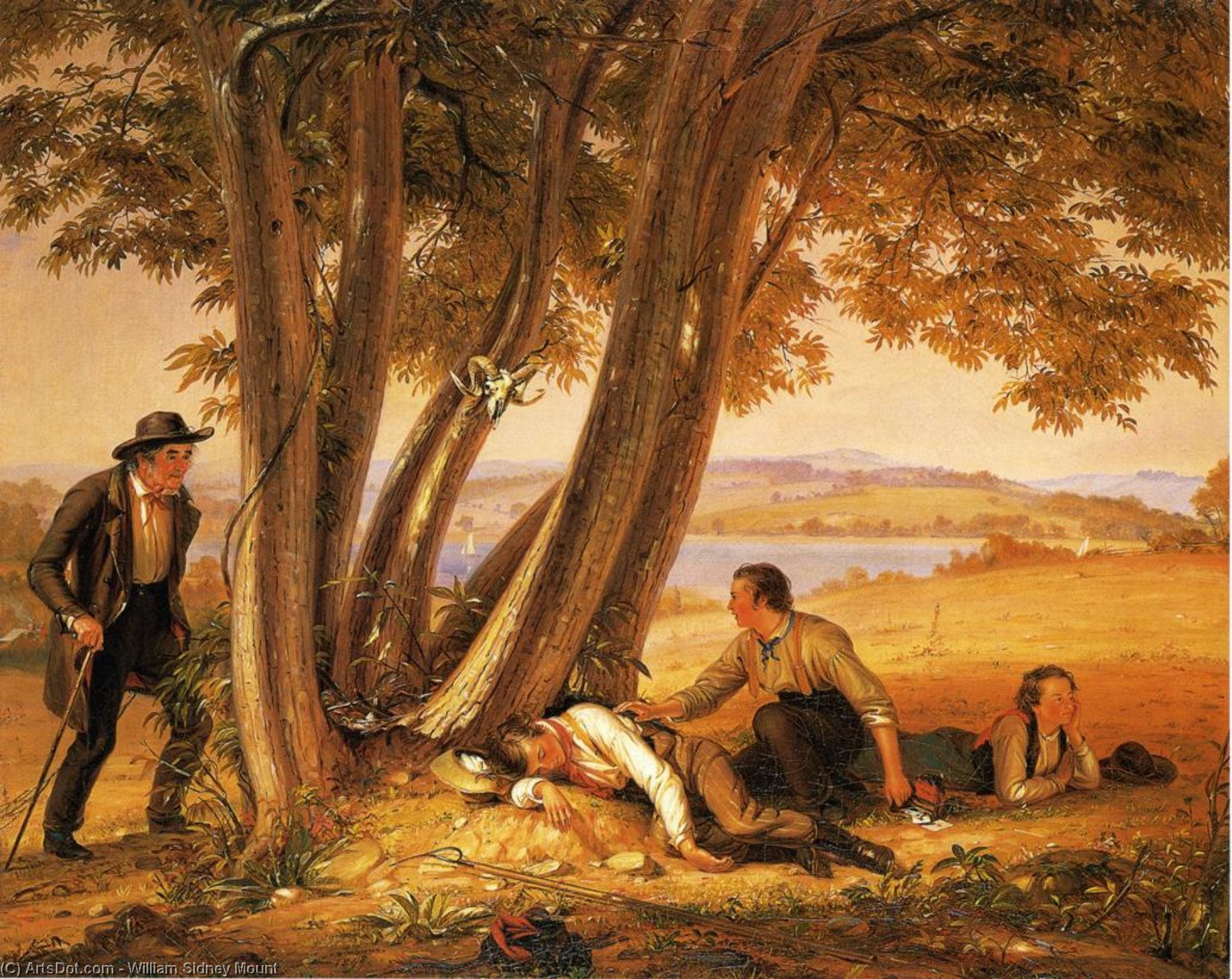 Caught Napping — William Sidney Mount