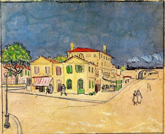 Vincent's House In Arles (også Kjent Som The Yellow House) — Vincent Willem Van Gogh
