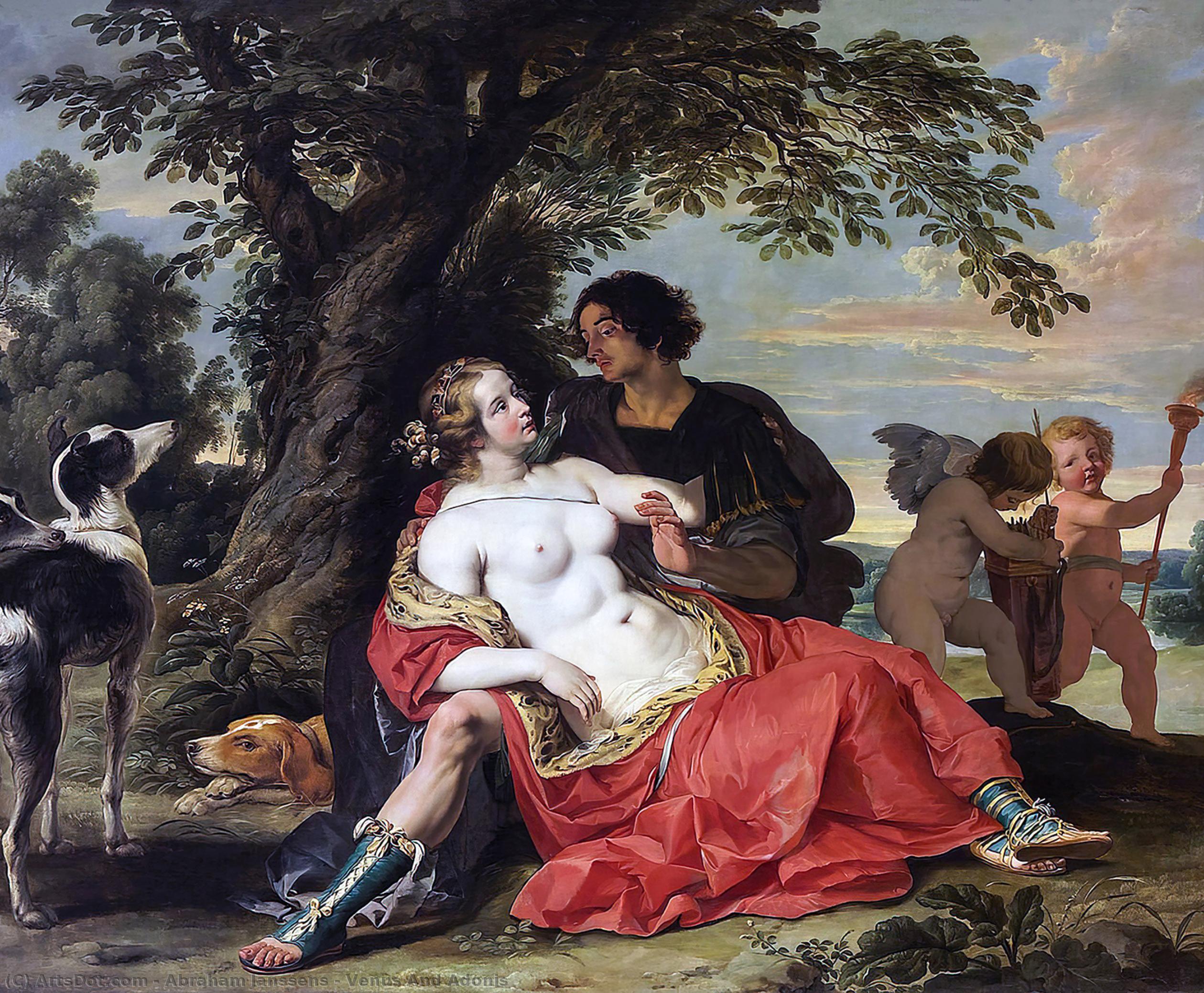Venus And Adonis — Abram Janssens