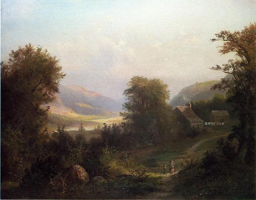 Hudson River Scene — David Johnson