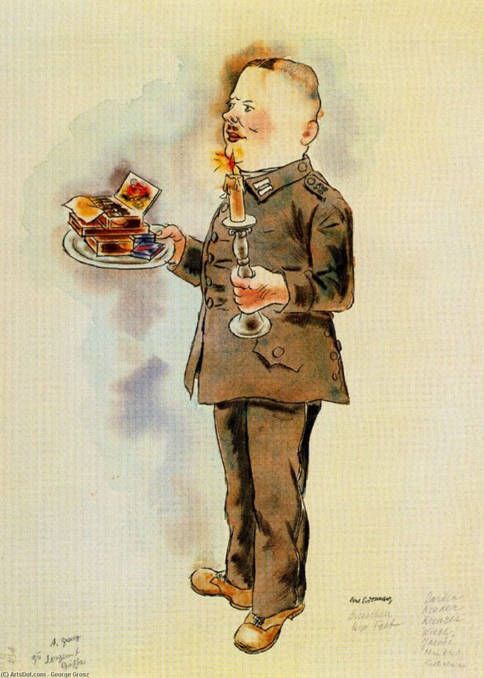 George Grosz - An orderly