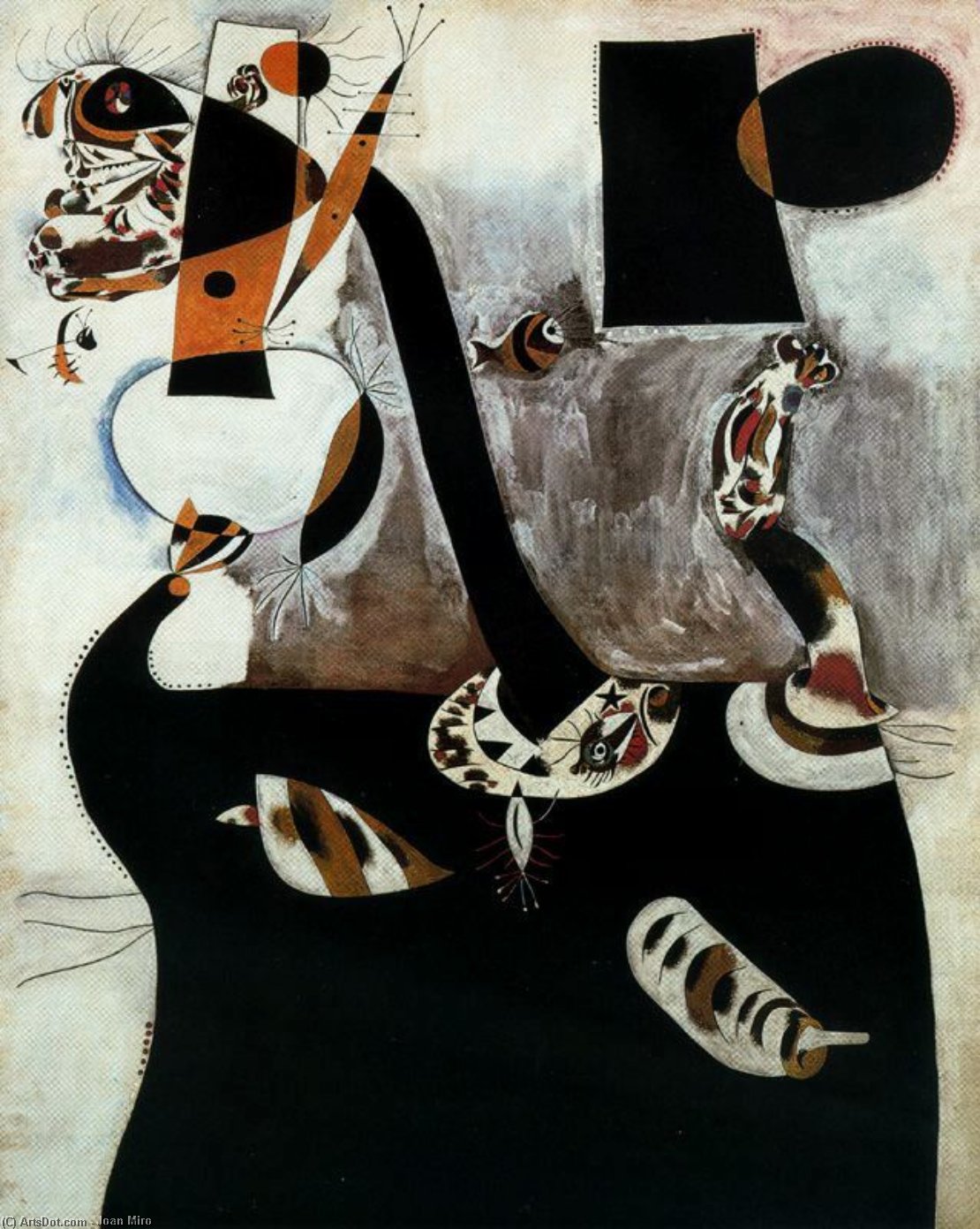 Mujer Sentada 3 — Joan Miró
