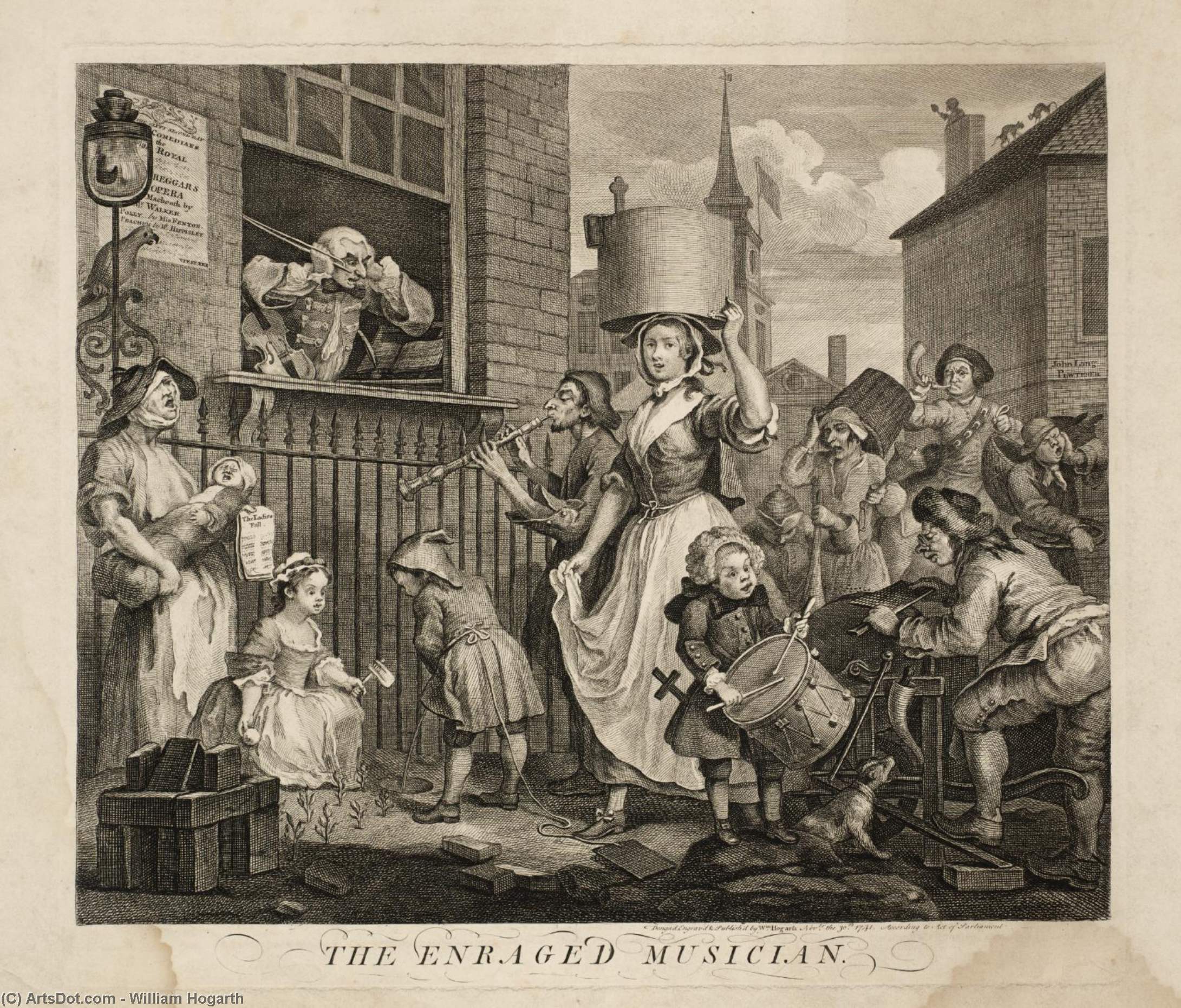 Plate Seven, From A Rake's Progress — Vilém Hogarth