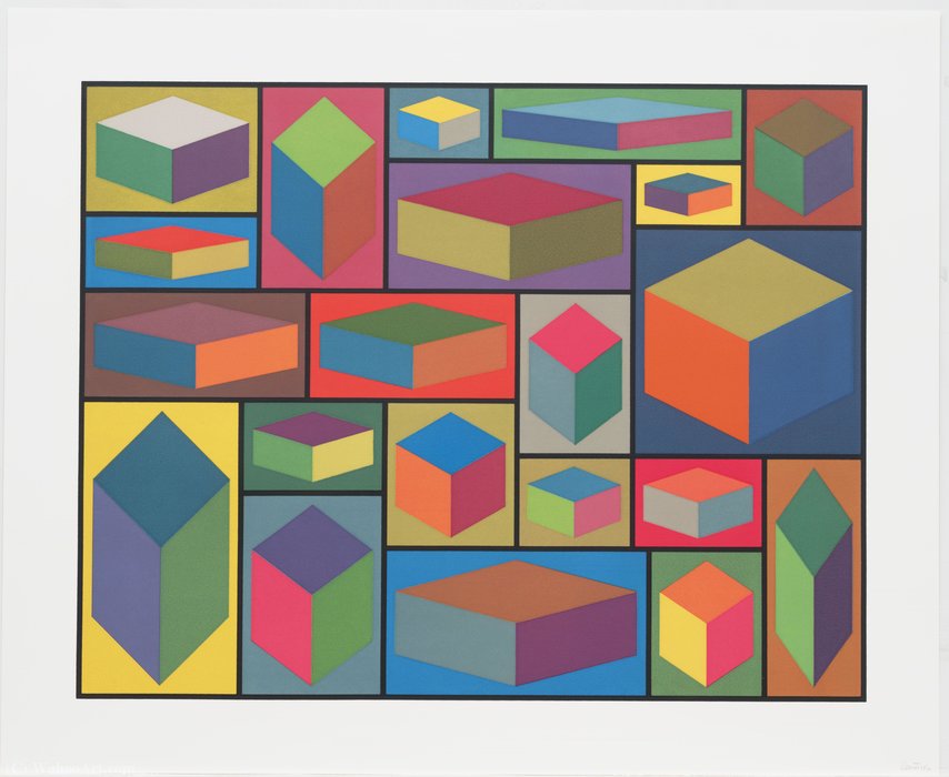 Distorted Cubes From Distorted Cubes (2) — Solomon Lewitt
