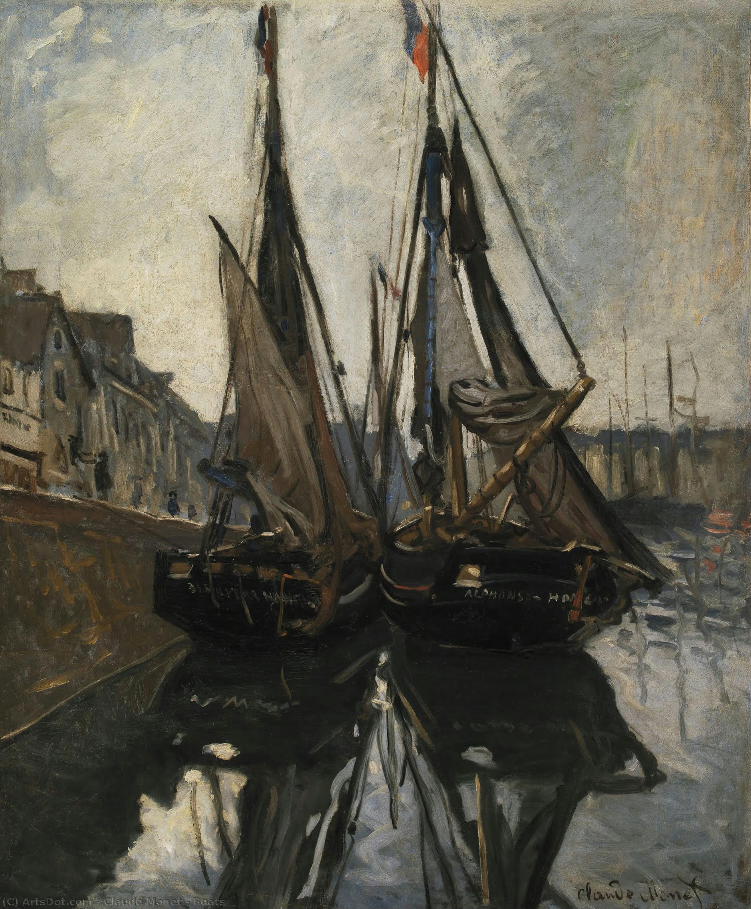 Claude Monet - Les bateaux