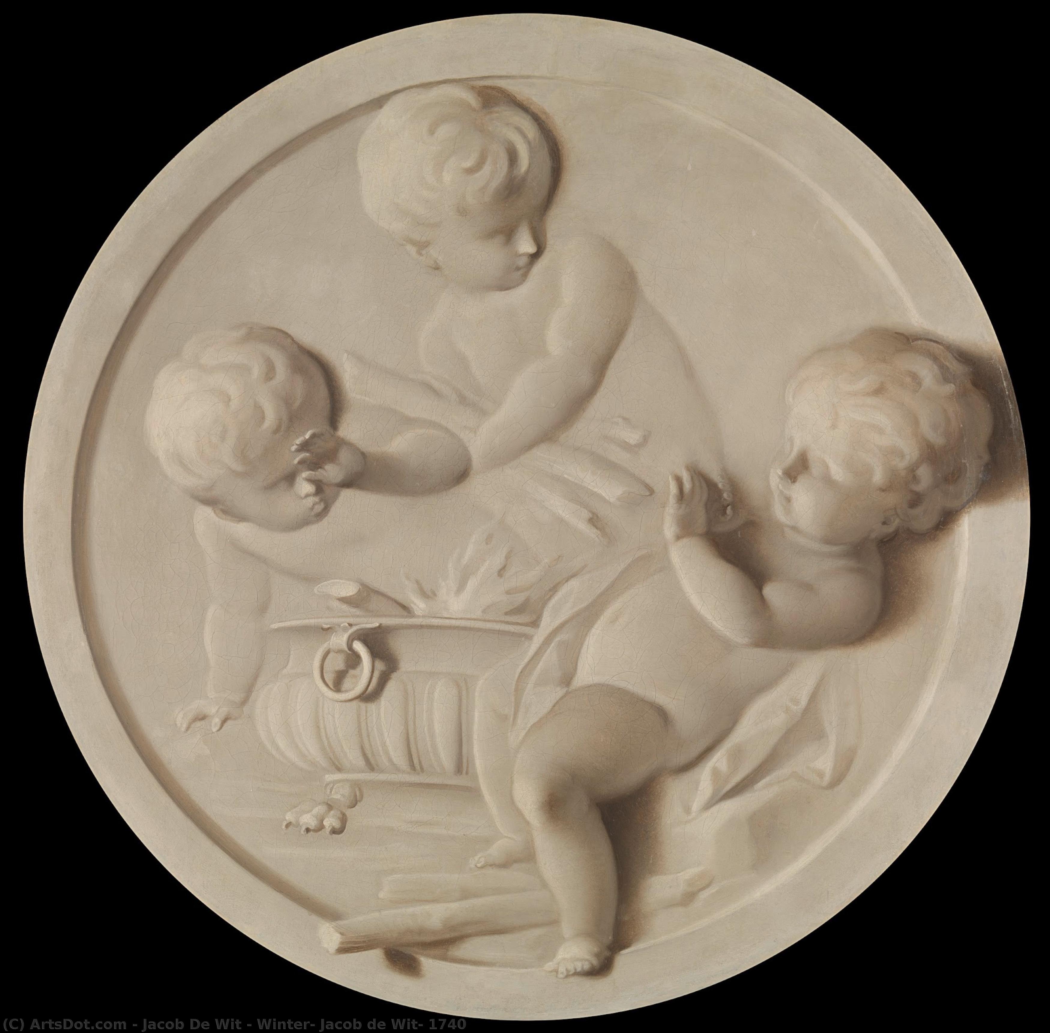 Jacob de Wit - Winter, Jacob de Wit, 1740