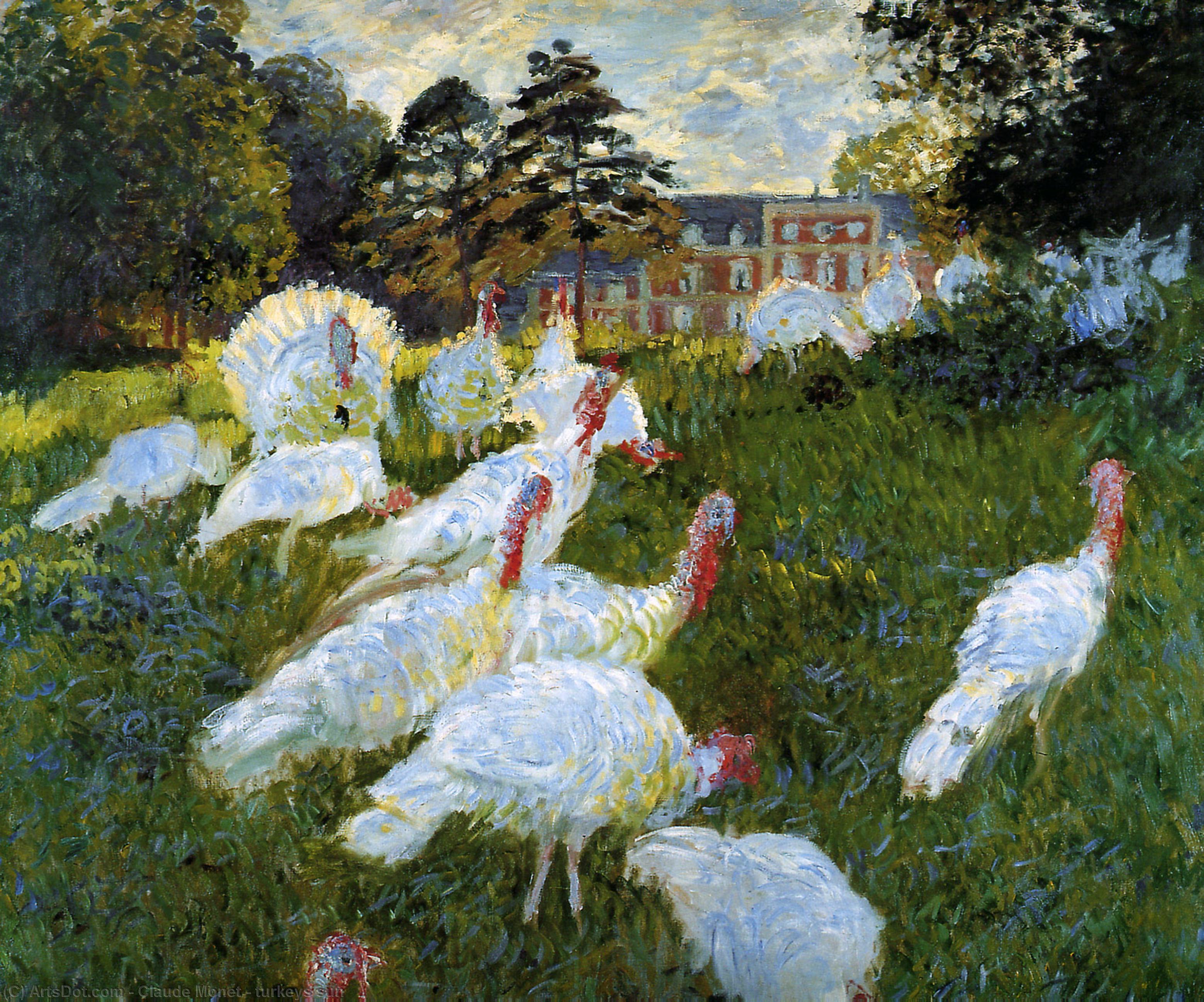 Turkeys Sun — Claude Monet