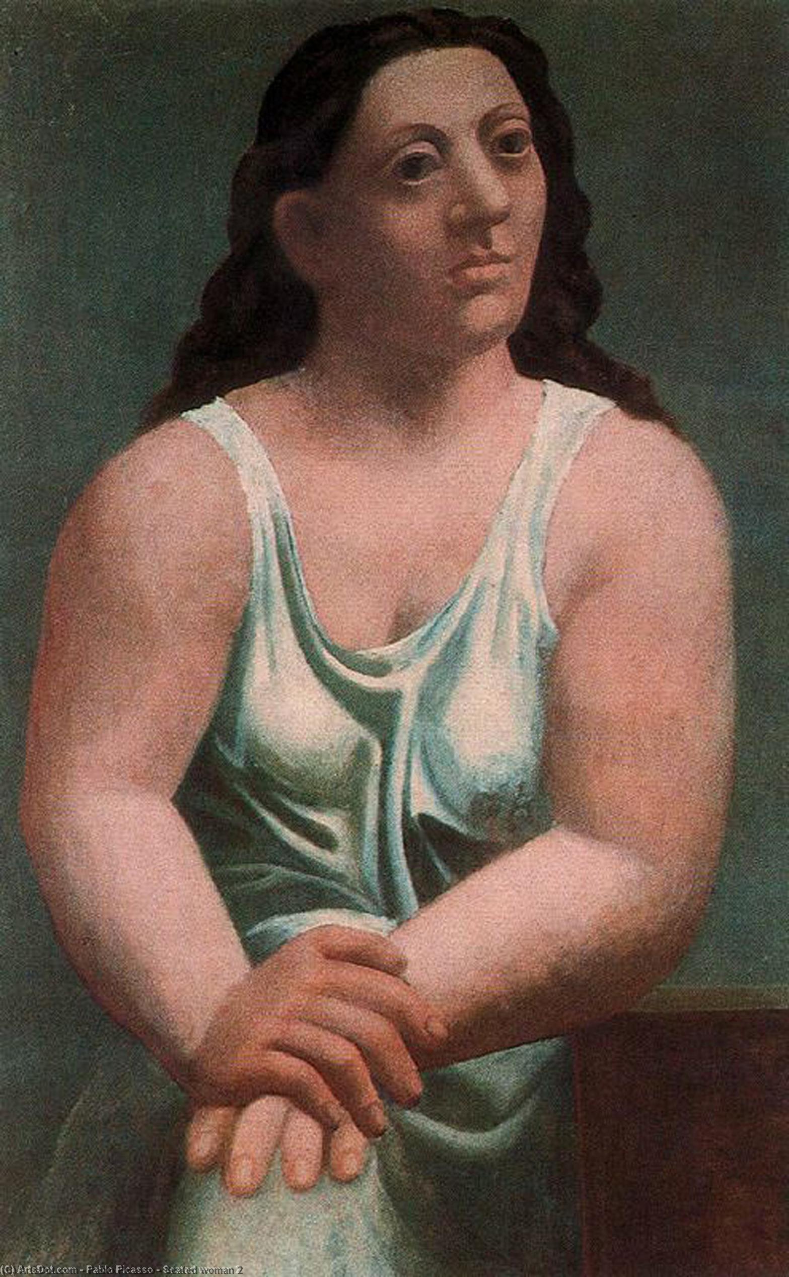 Donna Seduta 2 — Pablo Picasso