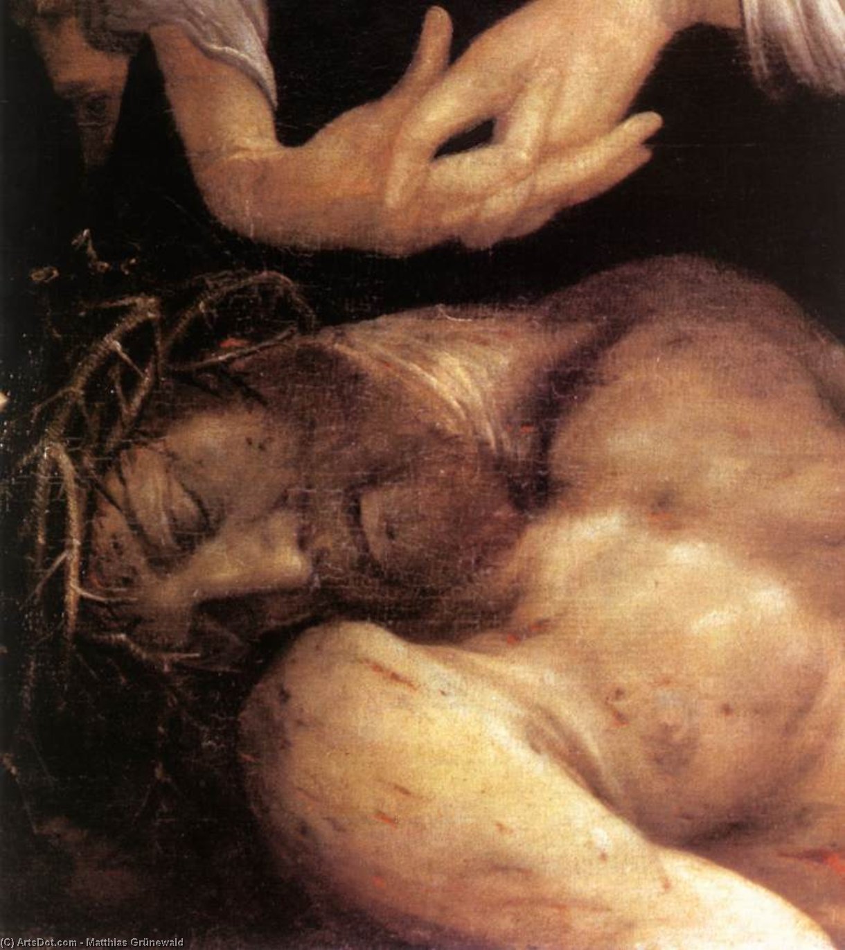 Matthias Grünewald - Lamentation över Kristus