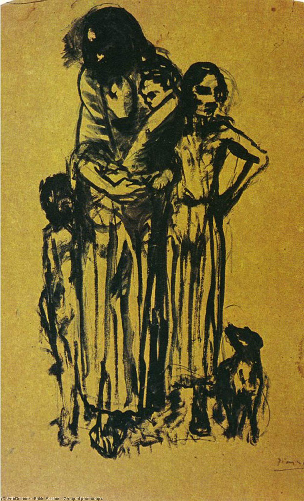 Gruppo Di Persone Povere — Pablo Picasso