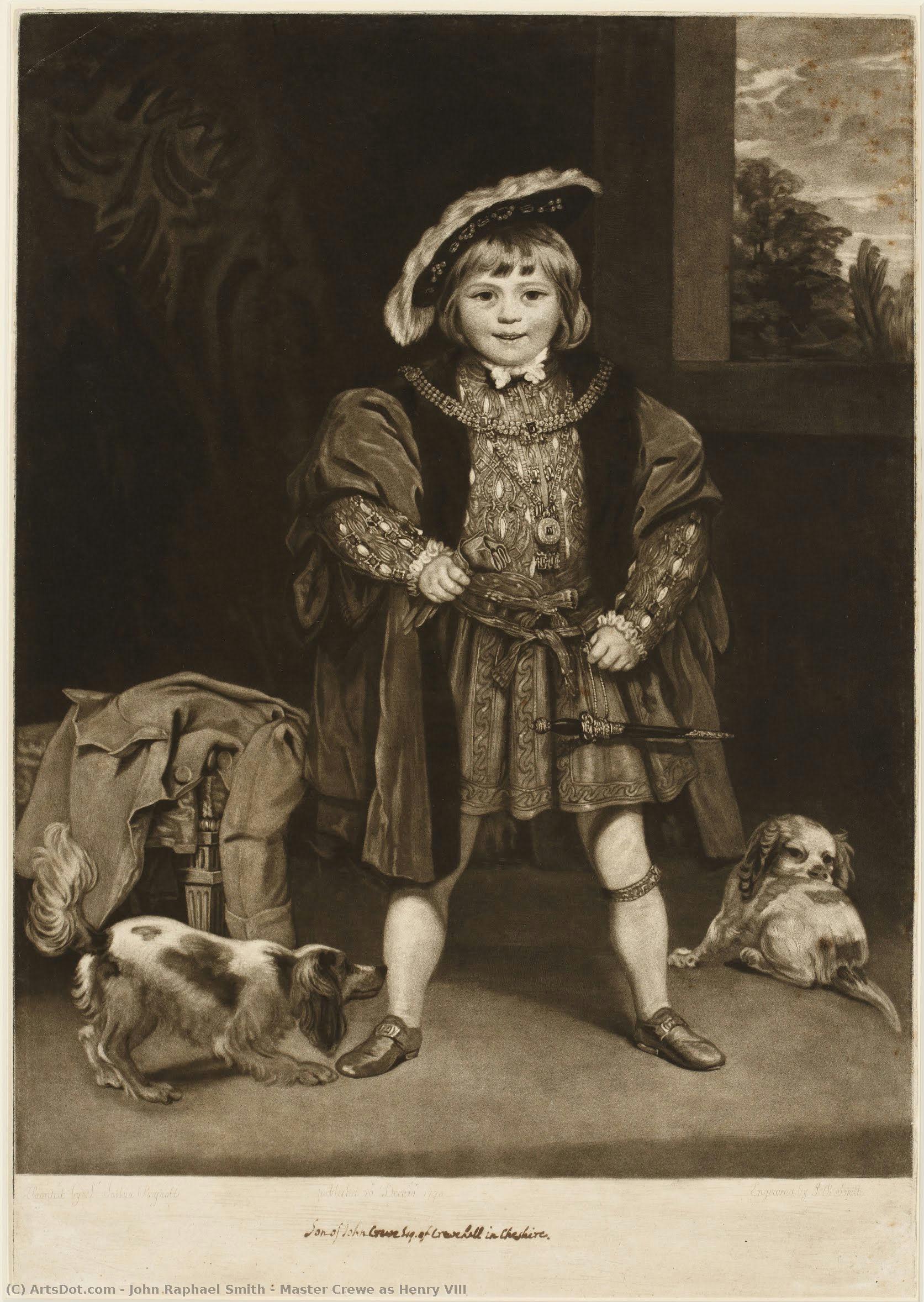 Master Crewe As Henry Viii — John Raphael Smith