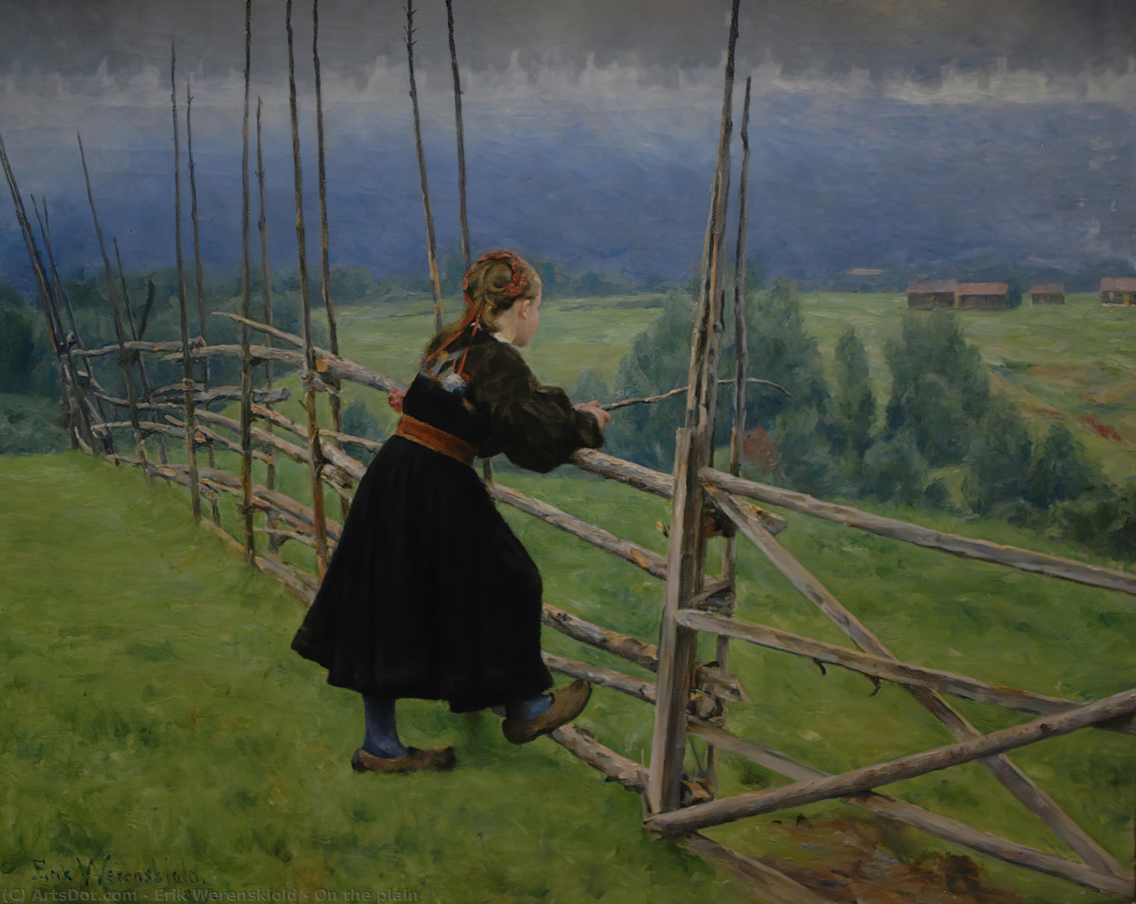 On The Plain — Erik Werenskiold