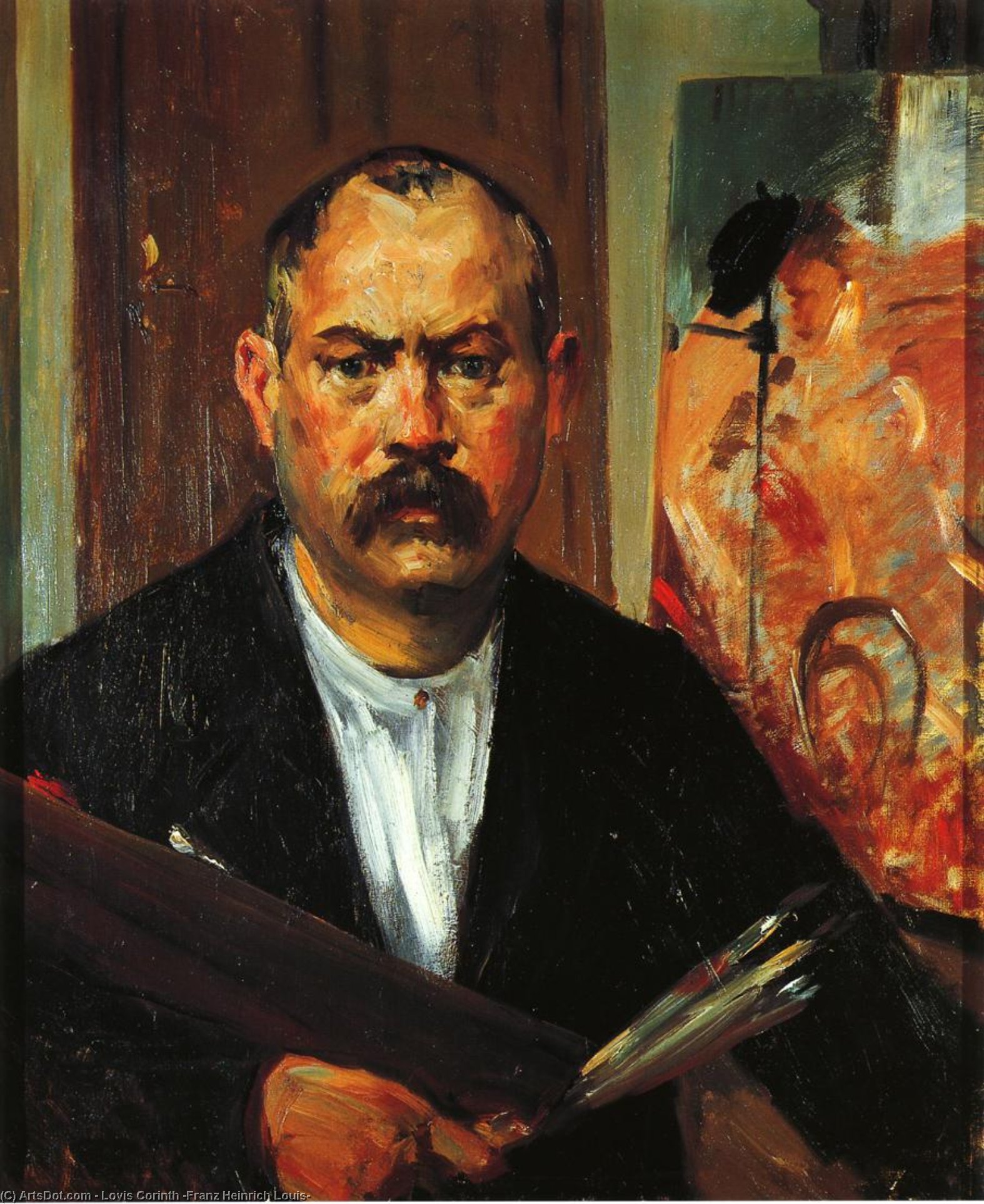 Self Portrait Without Collar — 罗维斯·科林斯