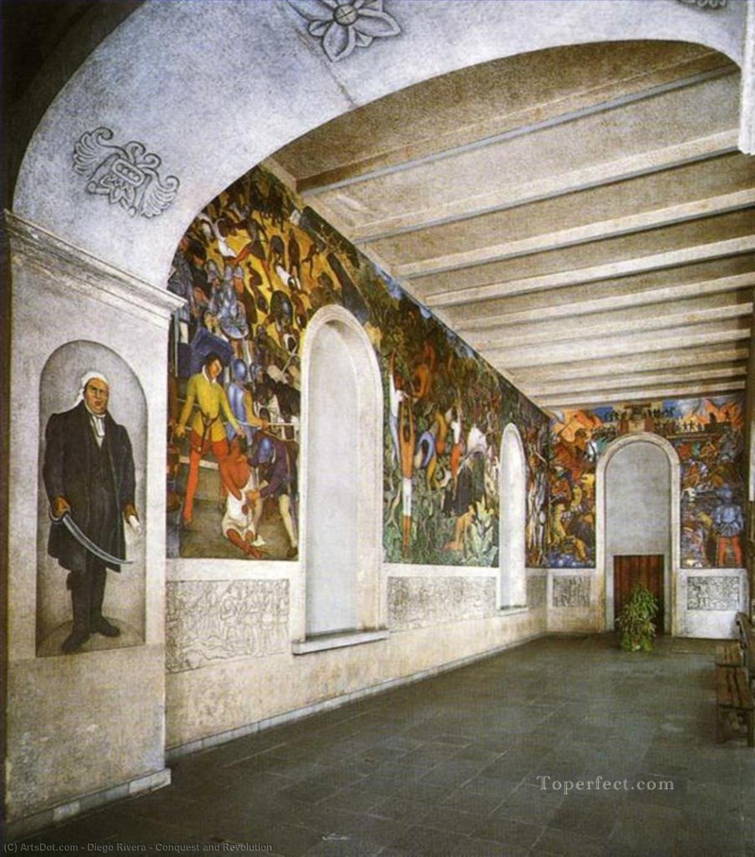 Conquest And Revolution — Diego Rivera