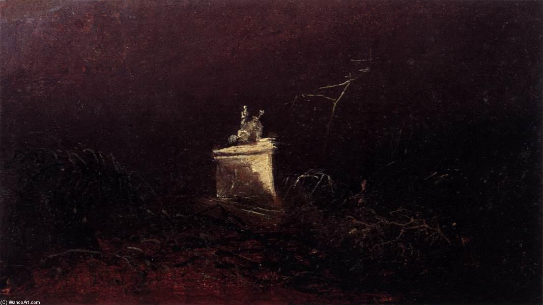Carl Blechen - Estudo para um Monumento Funebre