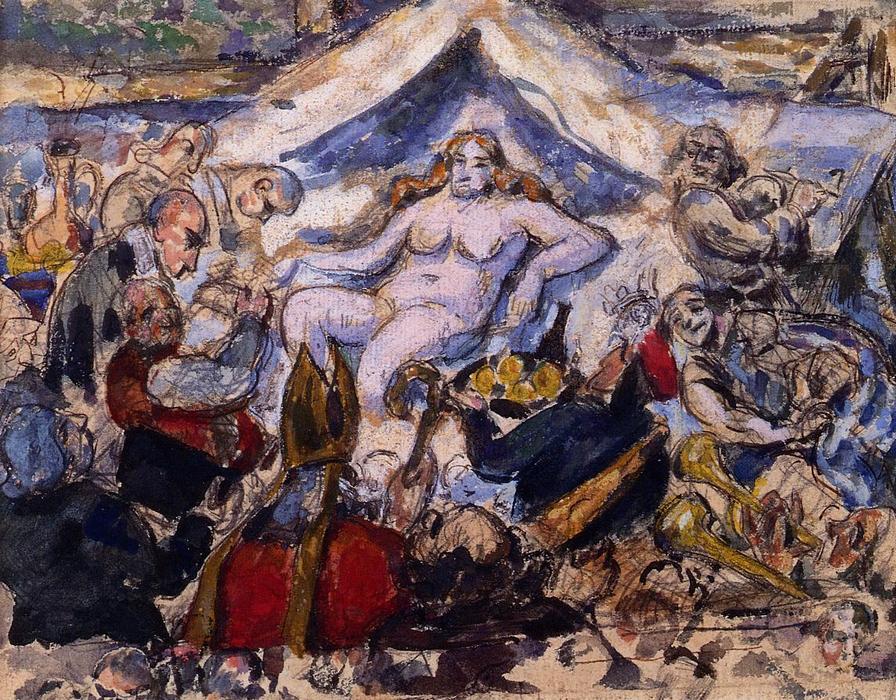 Paul Cézanne - Die ewige Frau (Studie)