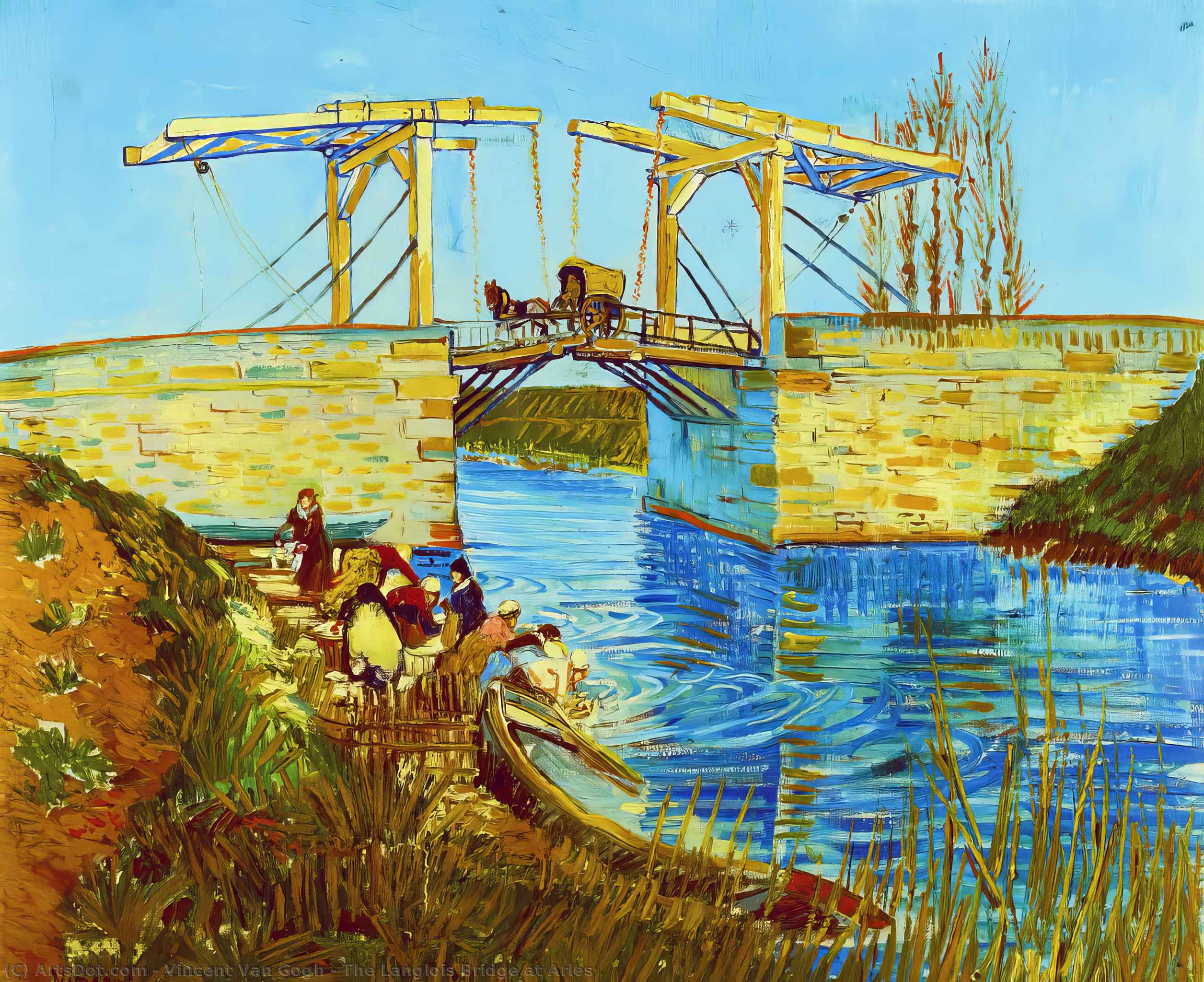 Il Ponte Langlois Ad Arles — Vincent Willem Van Gogh