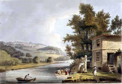 Old Ferry — John Claude Nattes