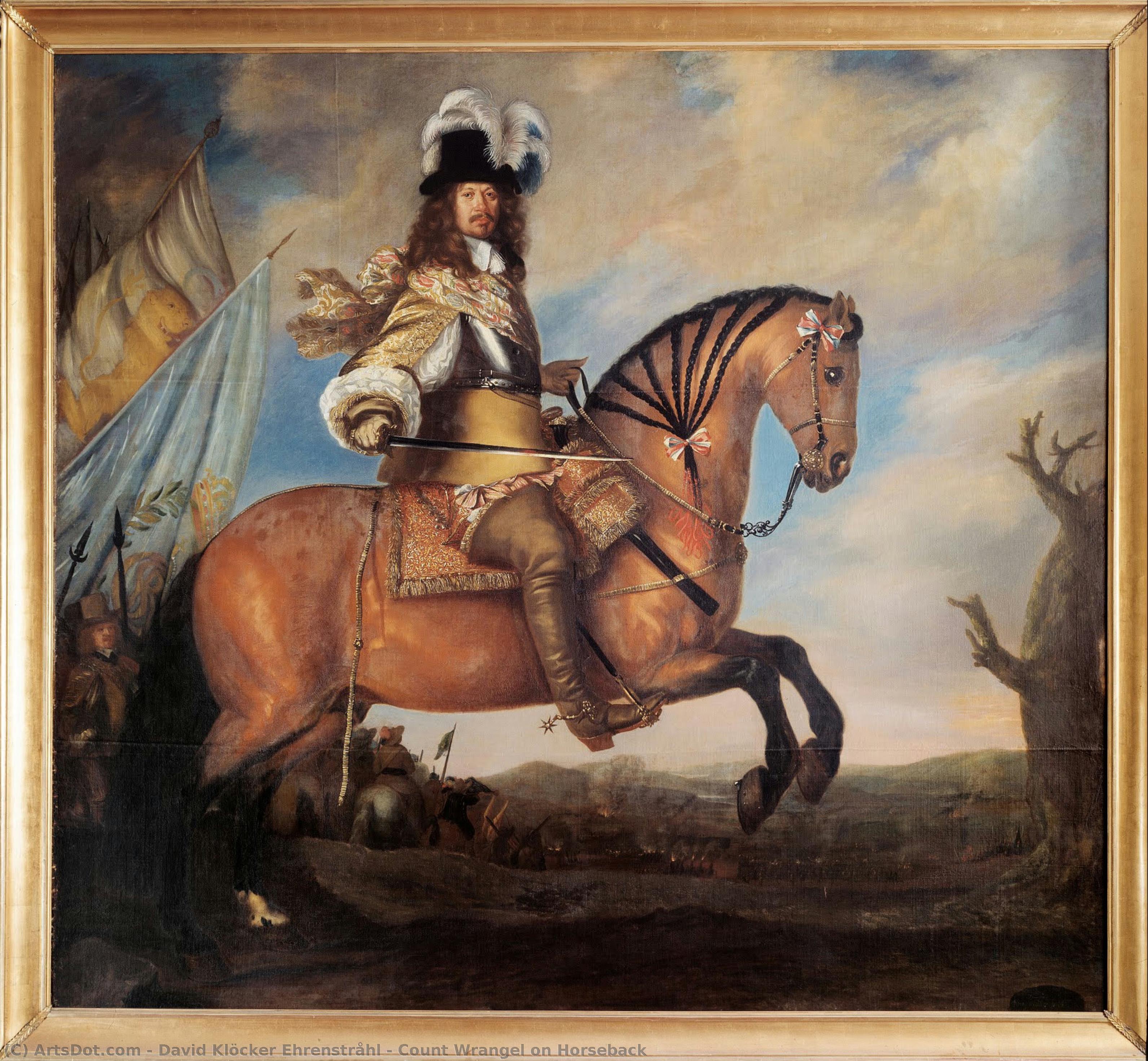 david klöcker ehrenstråhl - Count Wrangel on Horseback