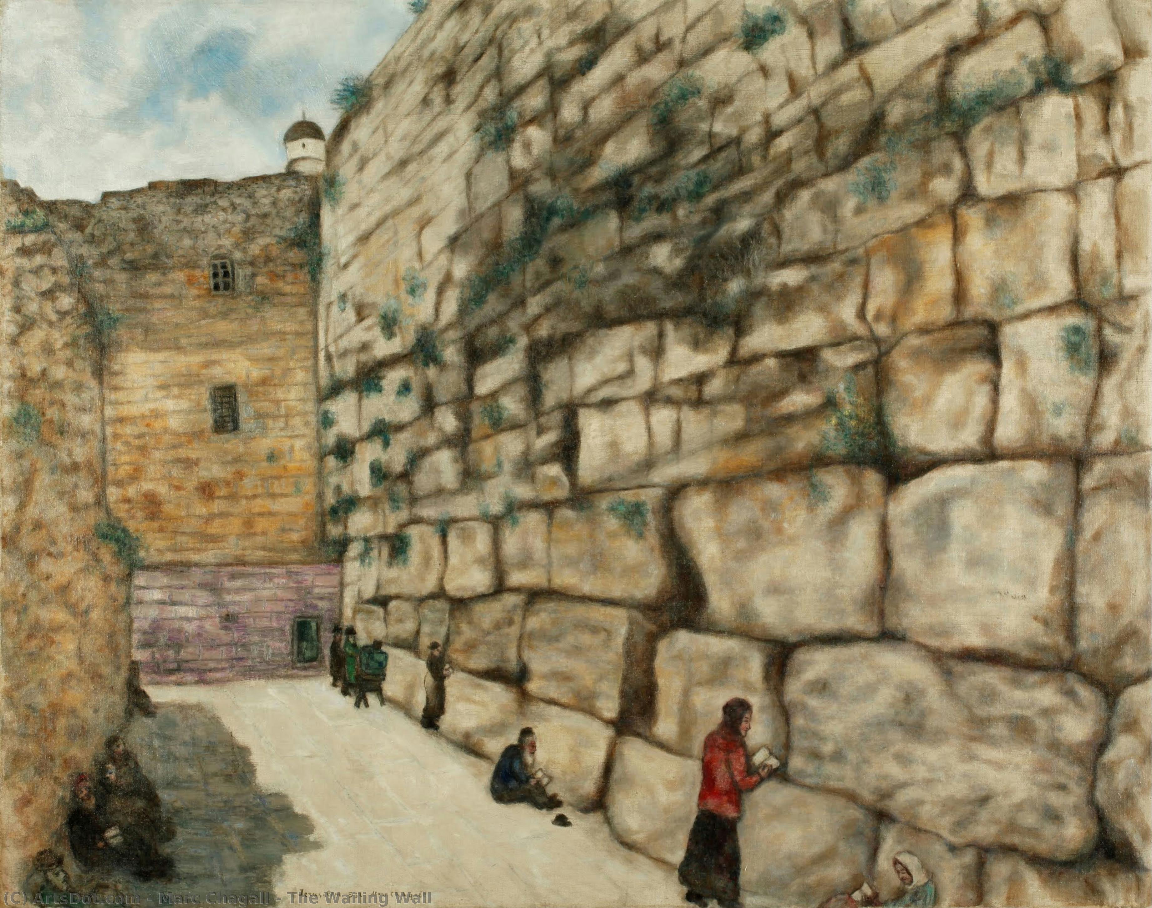 Marc Chagall - Die Klage Mauer