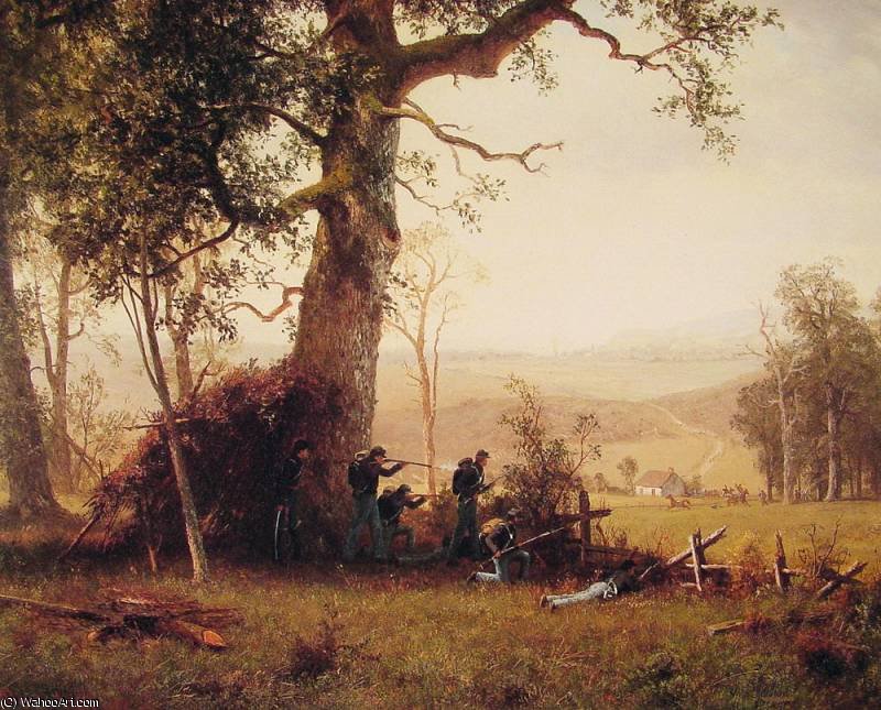 Guerrilla Warfare — Albert Bierstadt