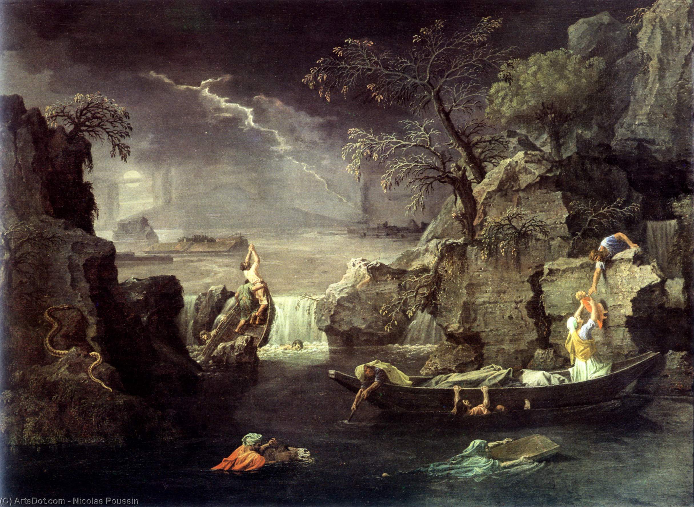 Vinter (oversvømmelsen) — Nicolas Poussin