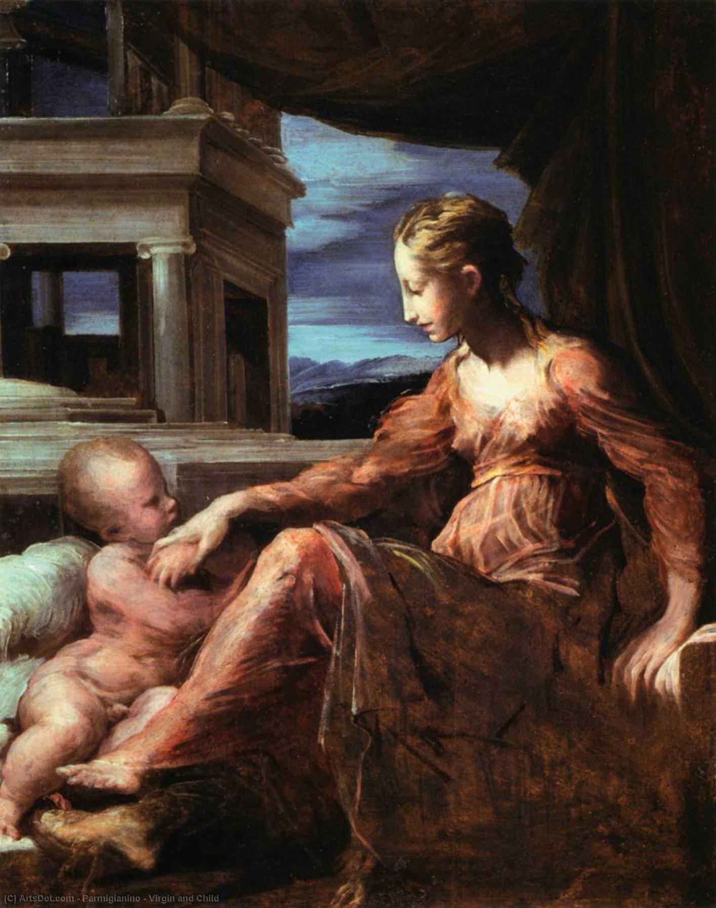 Пармиджанино - Virgin and Child