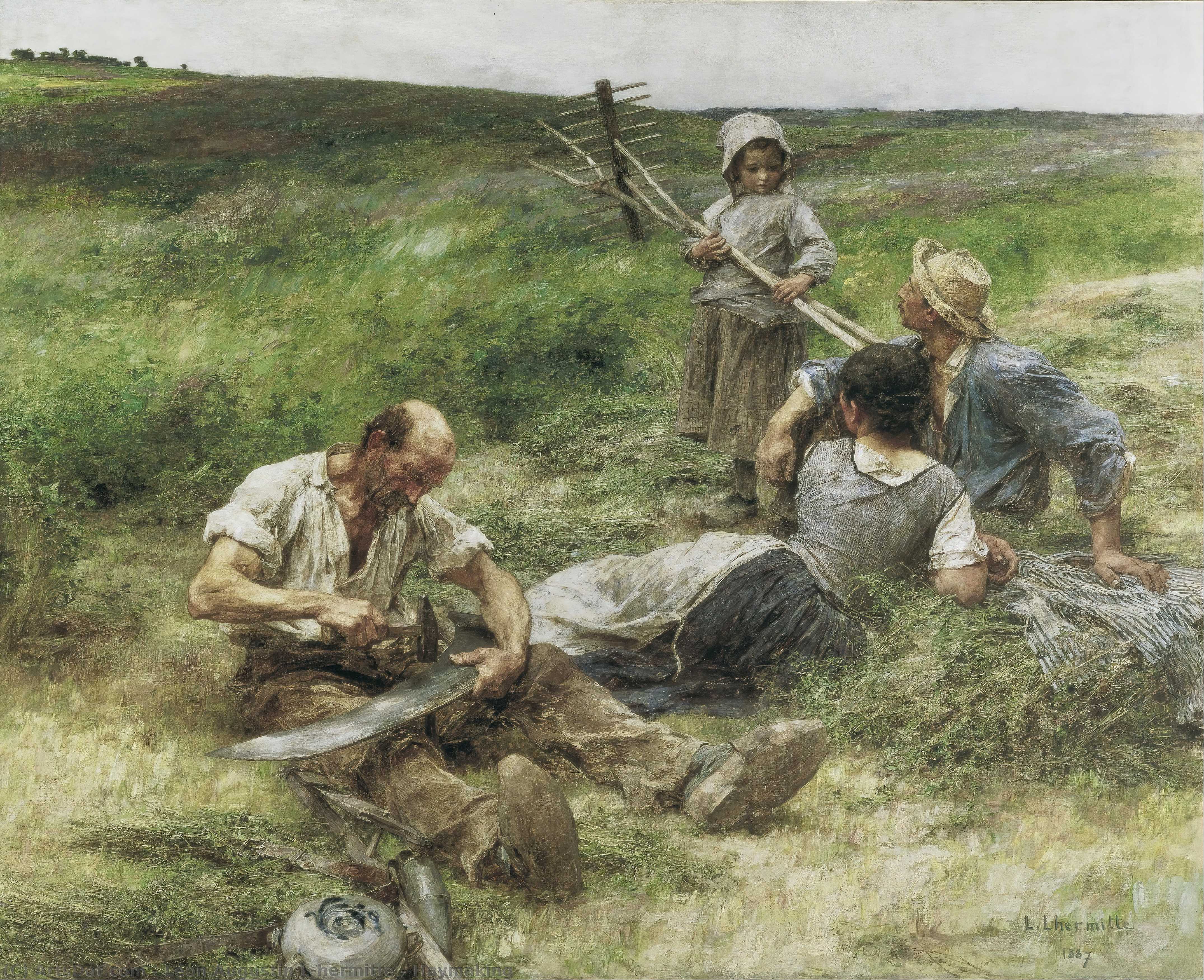 Haymaking — Леон Огистен Лермит