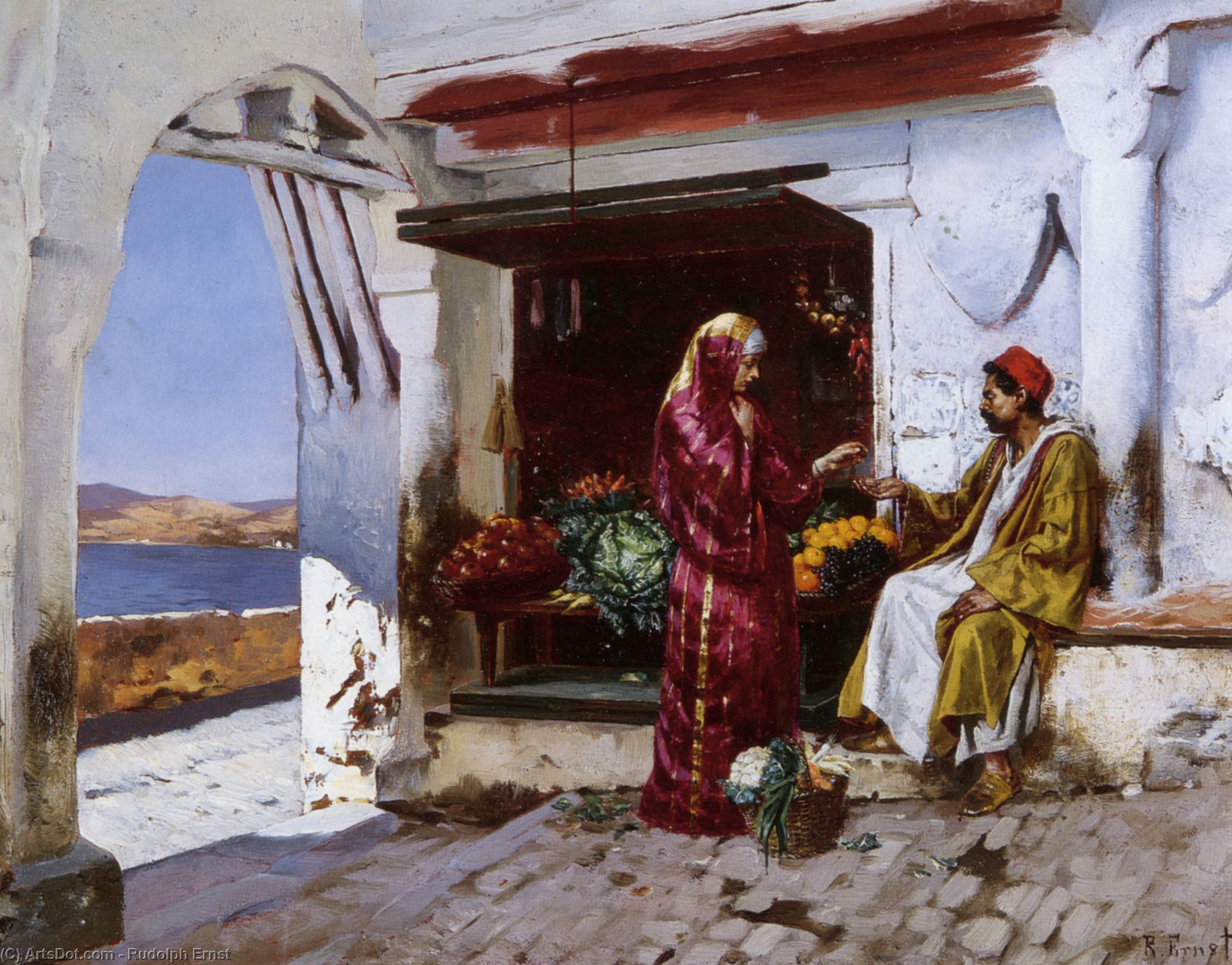 Vegetable Seller — Rudolf Ernst