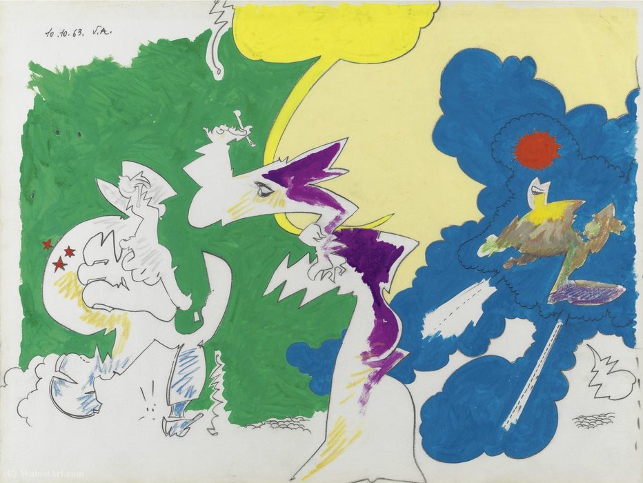 Untitled (426) — Valerio Adami
