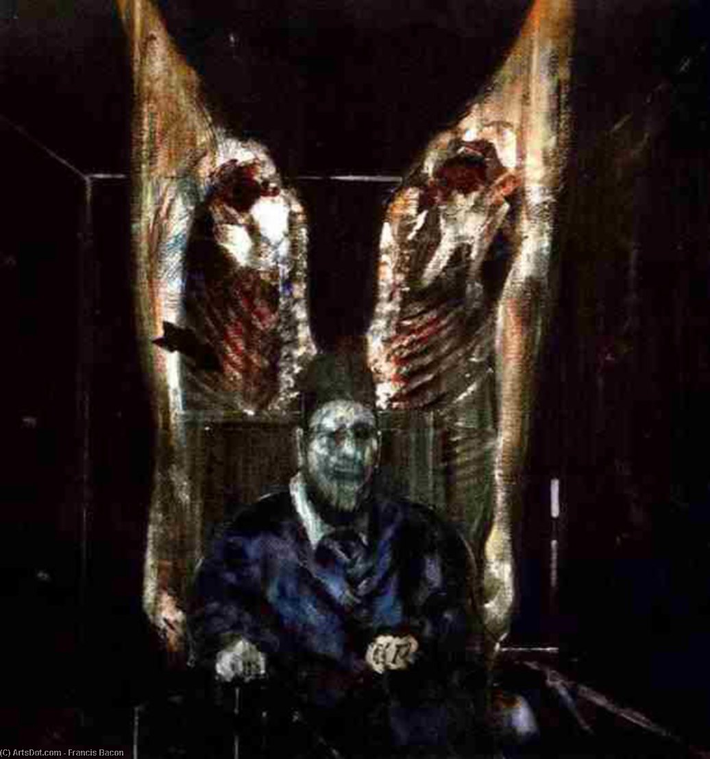 Francis Bacon - figure with meat, 1954