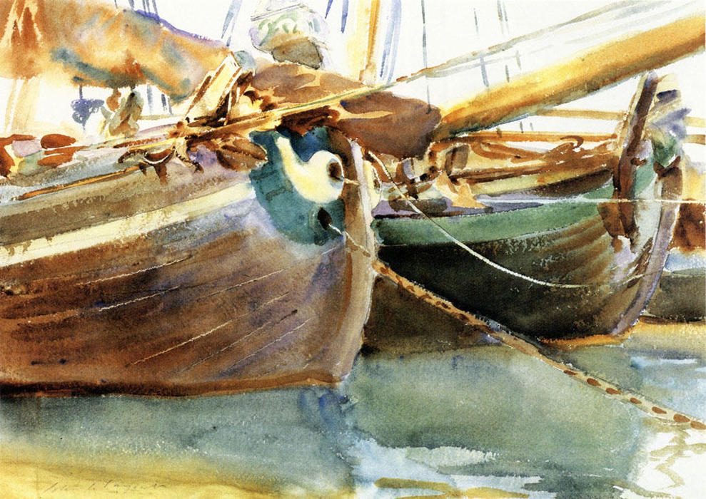 Boote, Venedig — John Singer Sargent