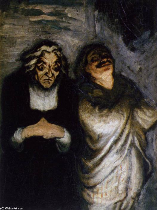 Scene From A Comedy — Honoré Daumier