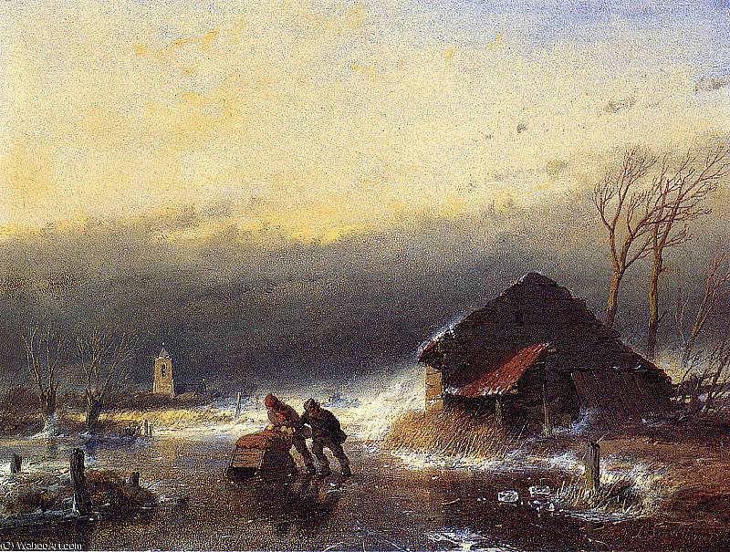 Winter Storm Sun — Andreas Schelfhout