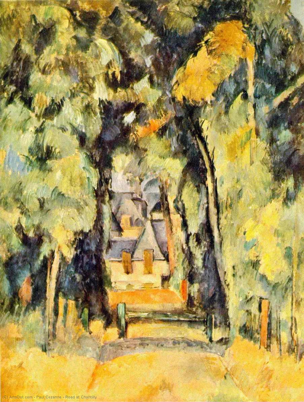 პოლ სეზან - Road at Chantilly