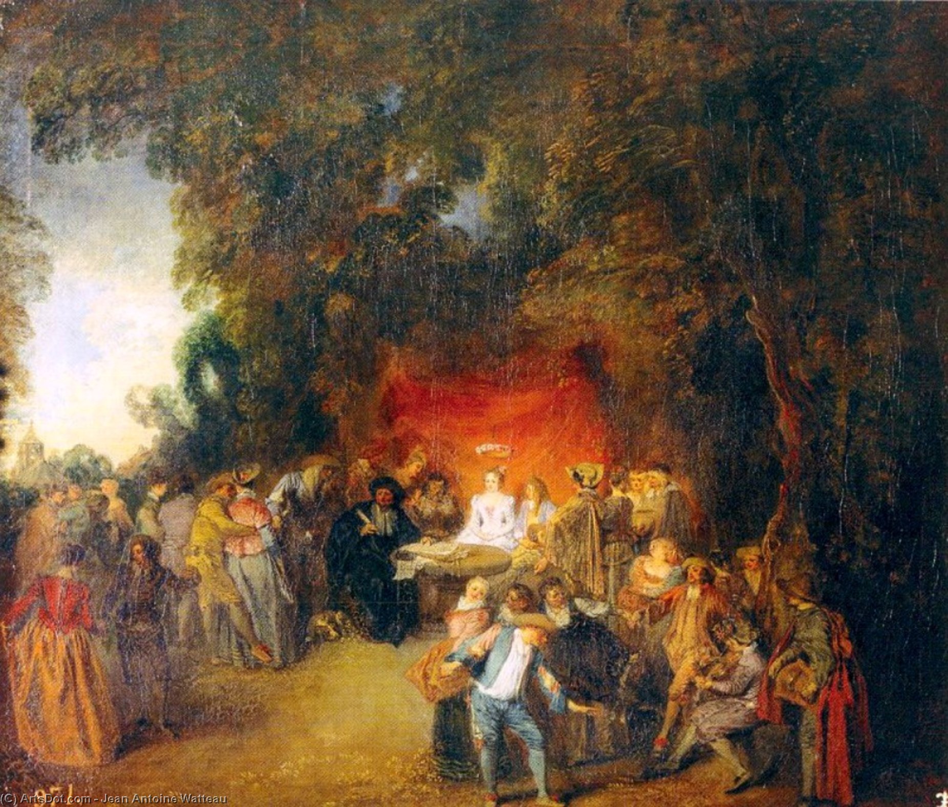 Jean-Antoine Watteau - The Marriage Contract