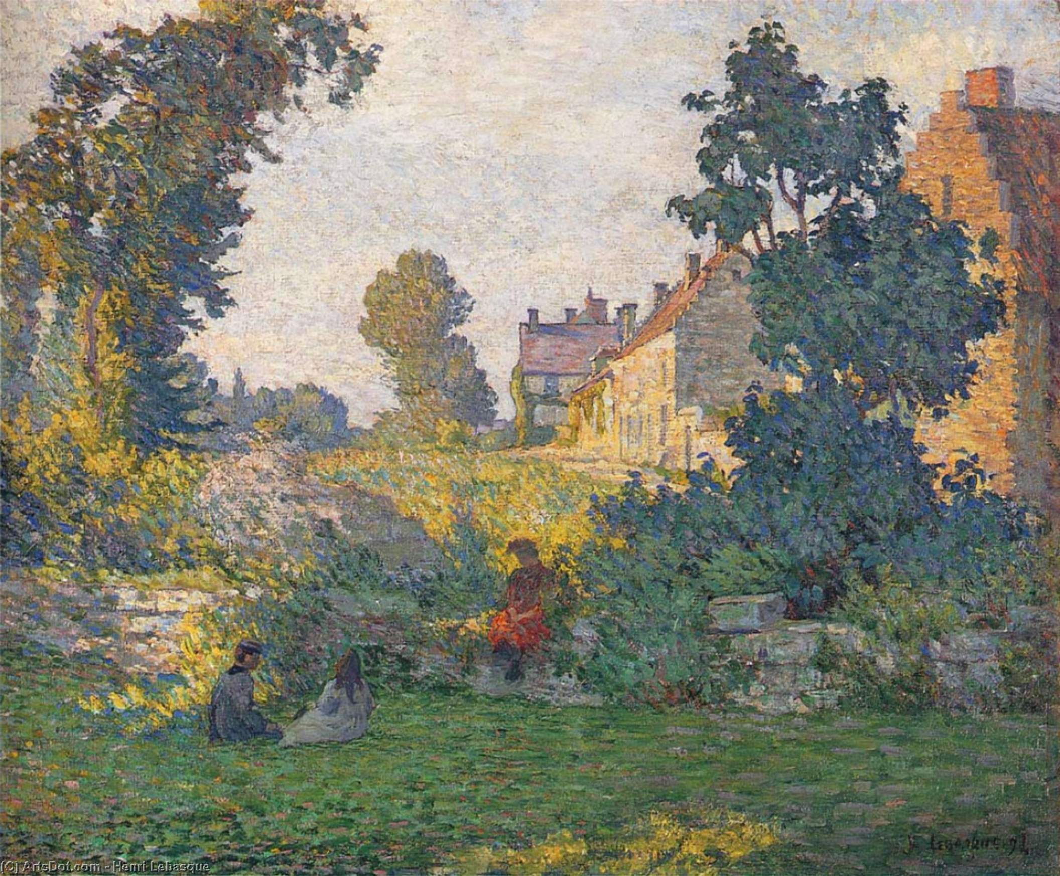 Хенри Лебаске - Landscape at Champetre
