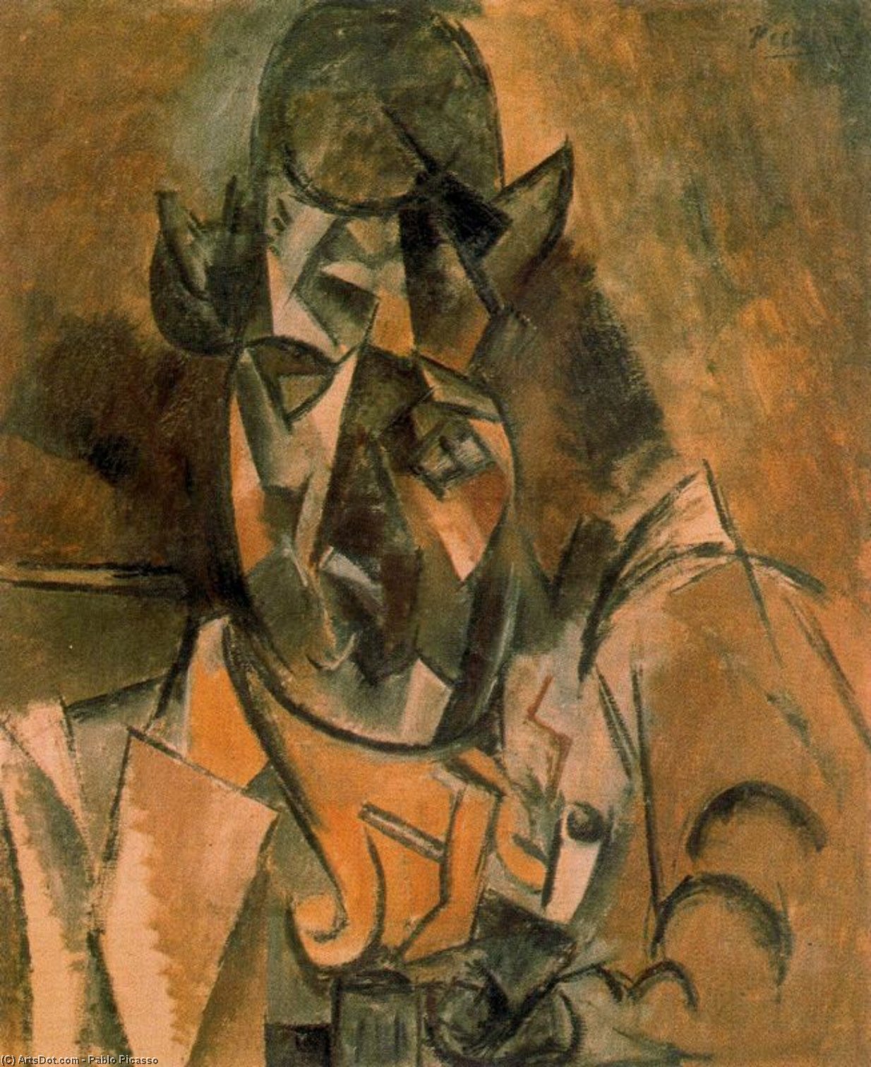 Portrait Of Georges Braque — Πάμπλο Πικάσο