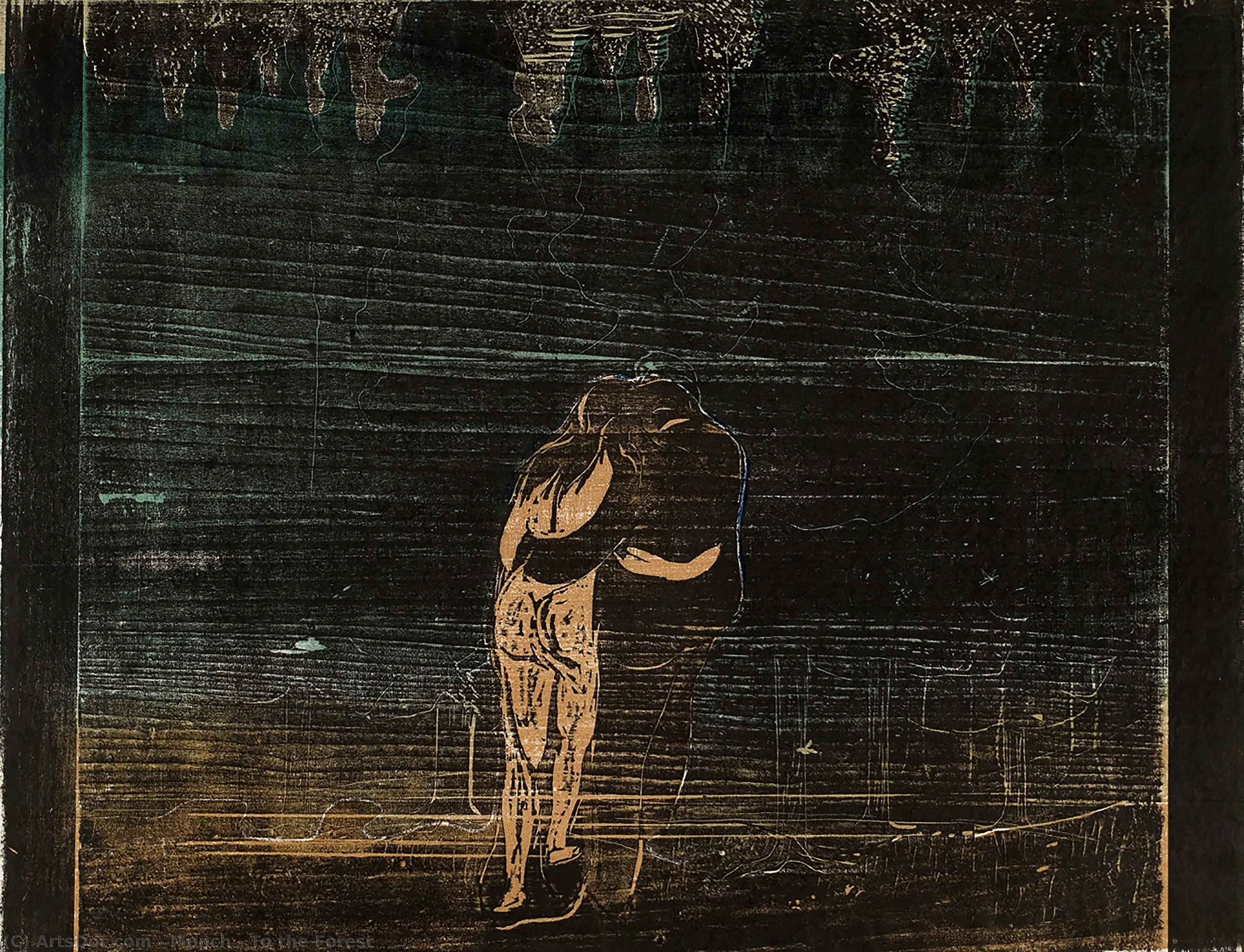 Verso La Foresta — Edvard Munch