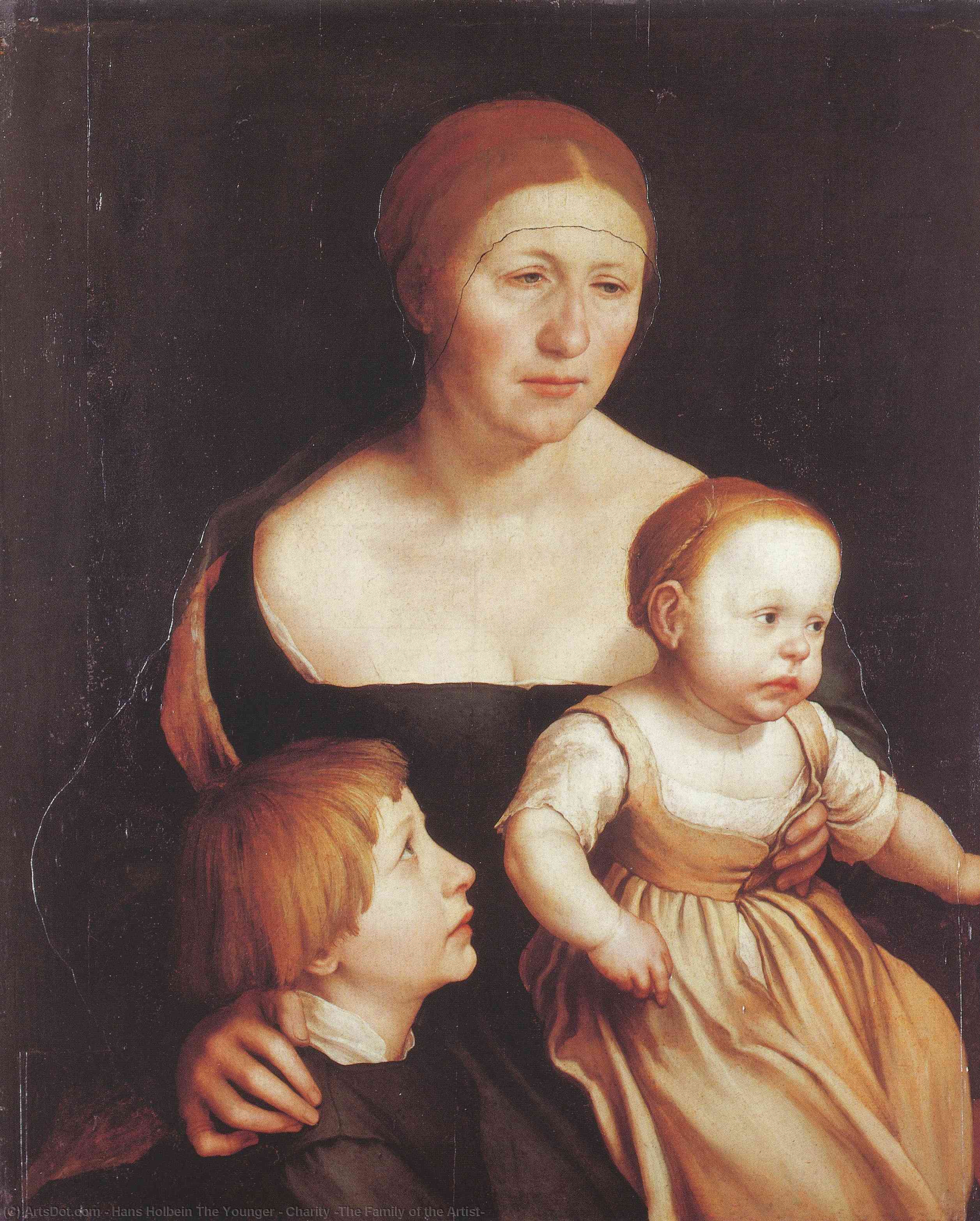 "charity (the Family Of The Artist)" - Milosť (rodina Umelca) — Hans Holbein Mladší