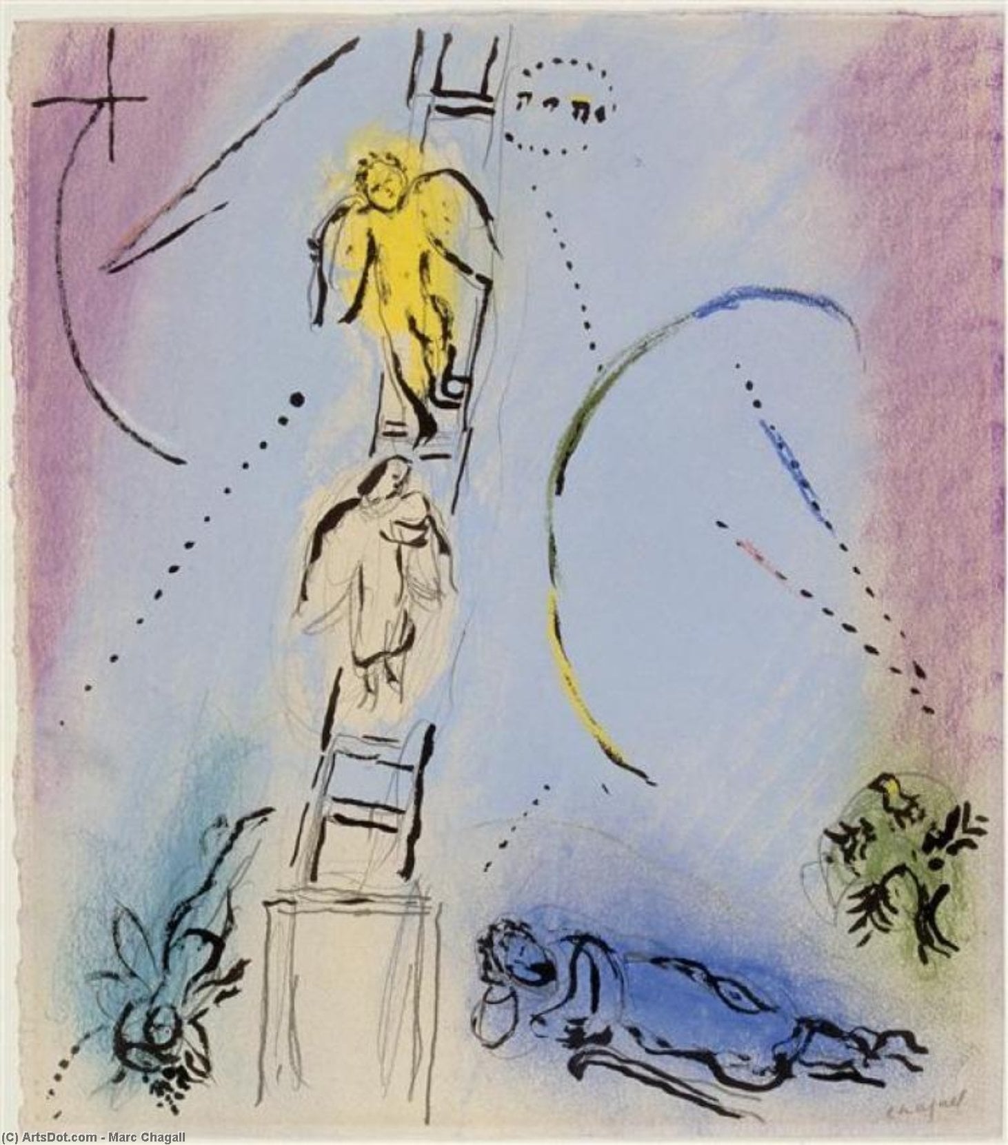 Jakobs Traum — Marc Chagall