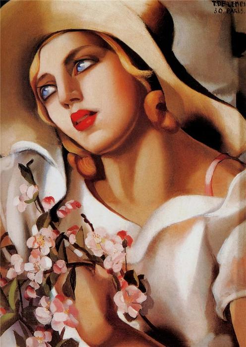 The Straw Hat — Tamara De Lempická
