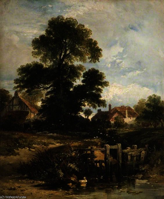 ويليام جيمس مولر - View at Gillingham with Cottages