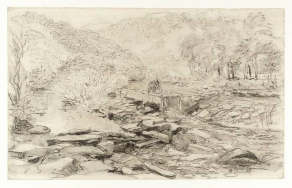 David Cox - Landscape With Salmon Traps