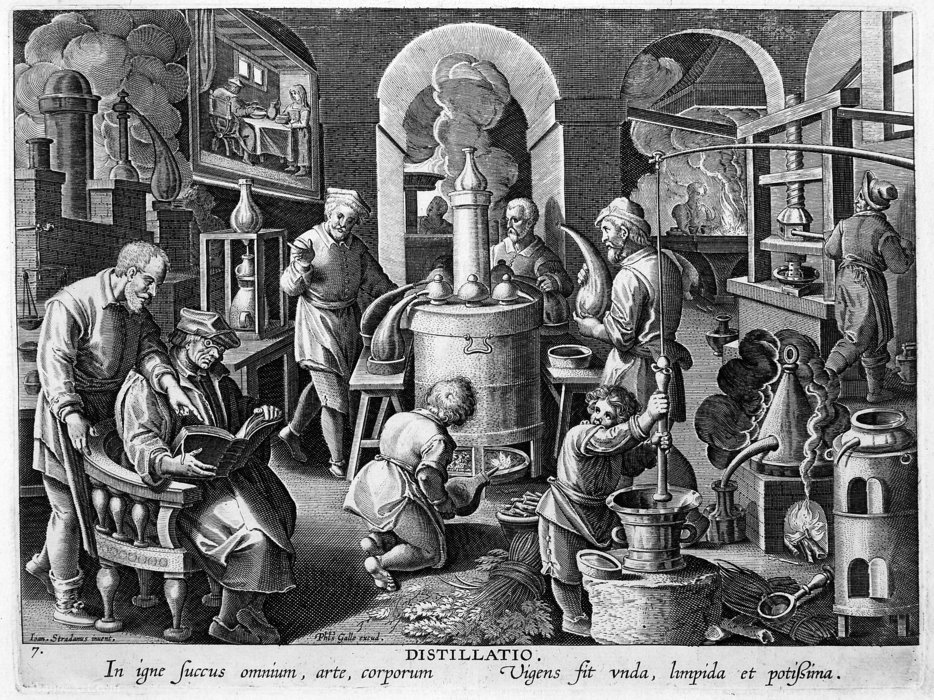 Distillatio — Philipp Galle