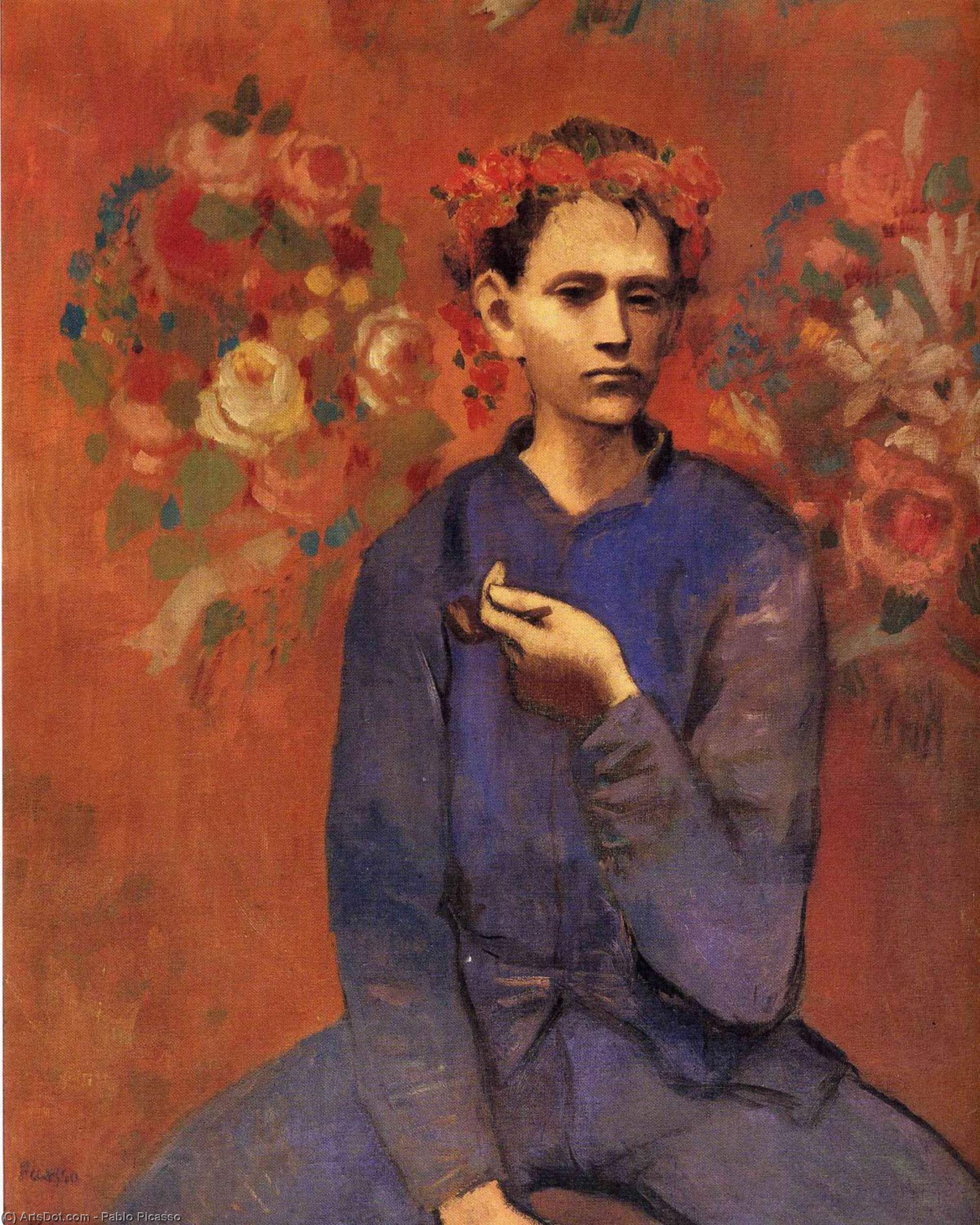 Pablo Picasso - Ein Junge mit Pfeife